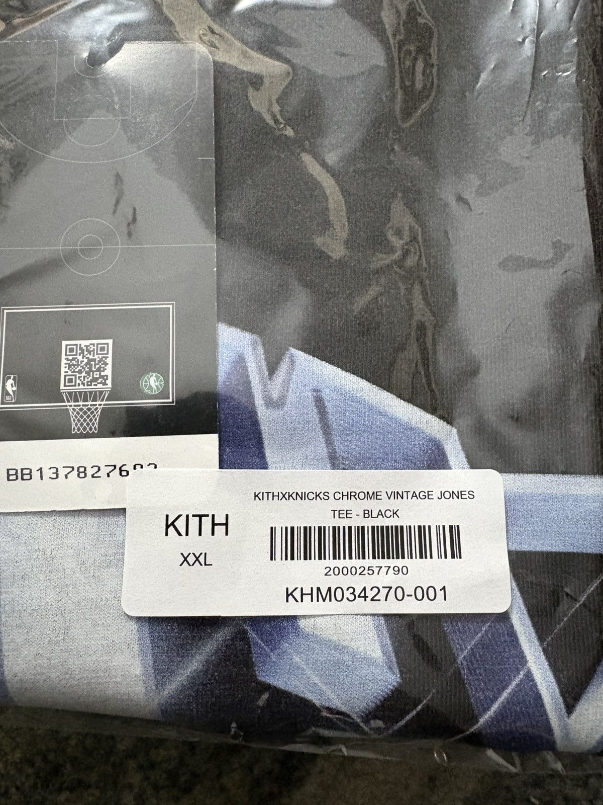 Kith × NBA Kith x New York Knicks Chrome Vintage Jones Tee Size US XXL / EU 58 / 5 - 5 Thumbnail