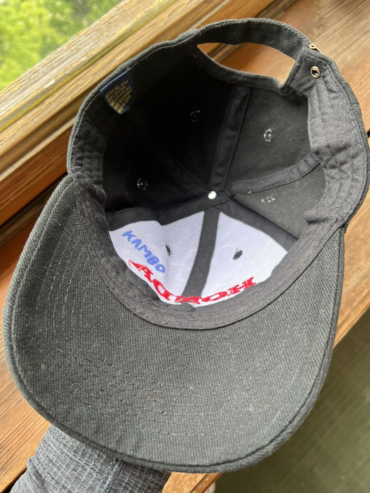 Vintage Vintage 90s Honda Racing Hat Cap Black Size ONE SIZE - 12 Thumbnail