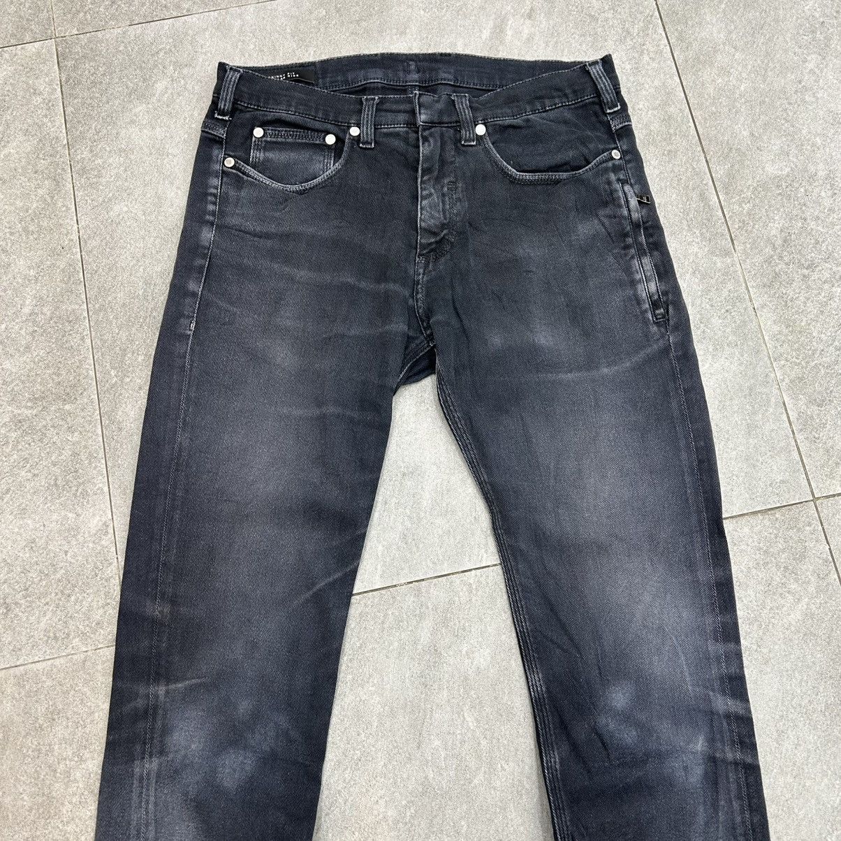 Neil Barrett Vintage Neil Barrett BlackWash Denim Faded Size US 31 - 5 Thumbnail
