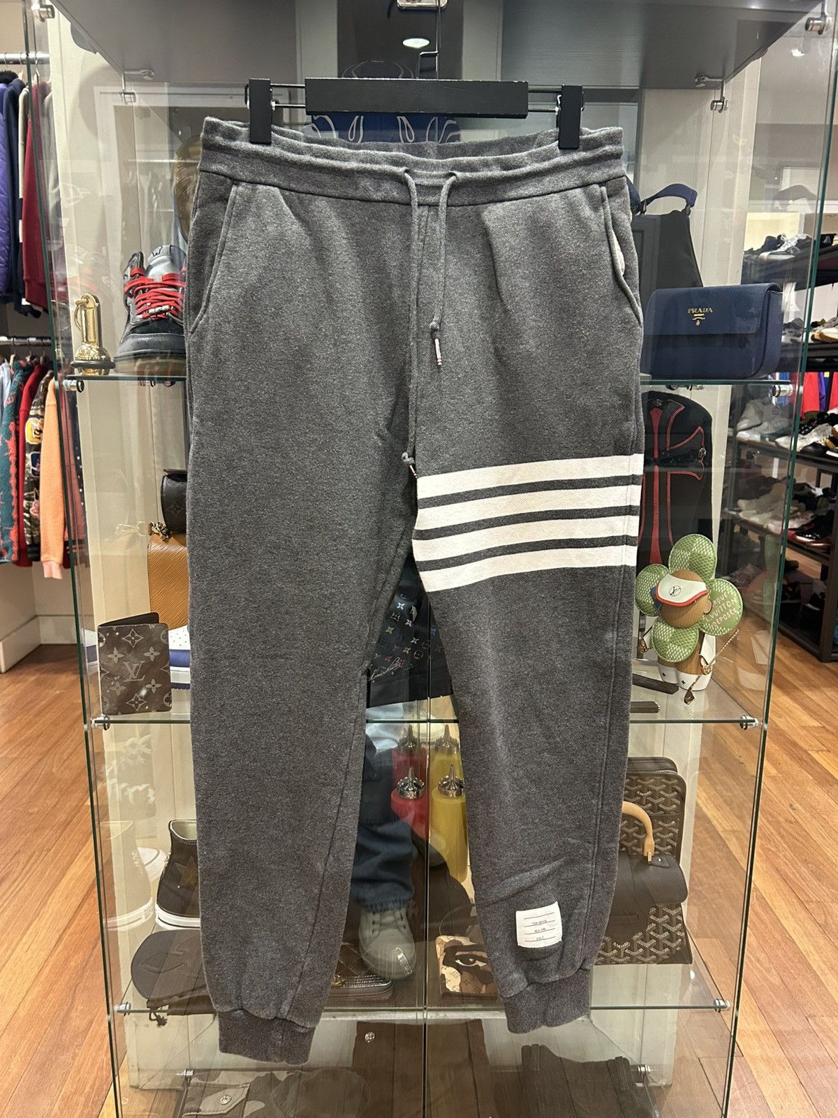 Thom Browne Thom Browne 4 Bar Sweatpants Size US 30 / EU 46 - 1 Thumbnail