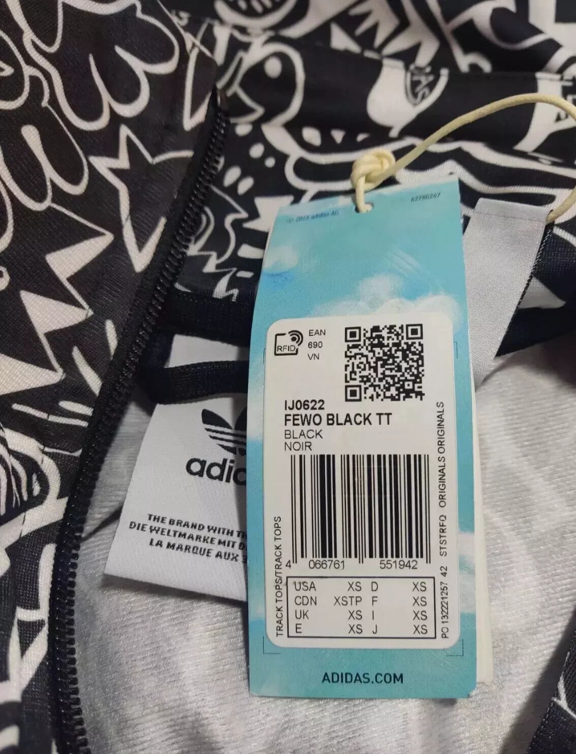 Adidas adidas Originals X FEWOCiOUS FEWO TRACK JACKET IJ0622 Size US XS / EU 42 / 0 - 5 Thumbnail