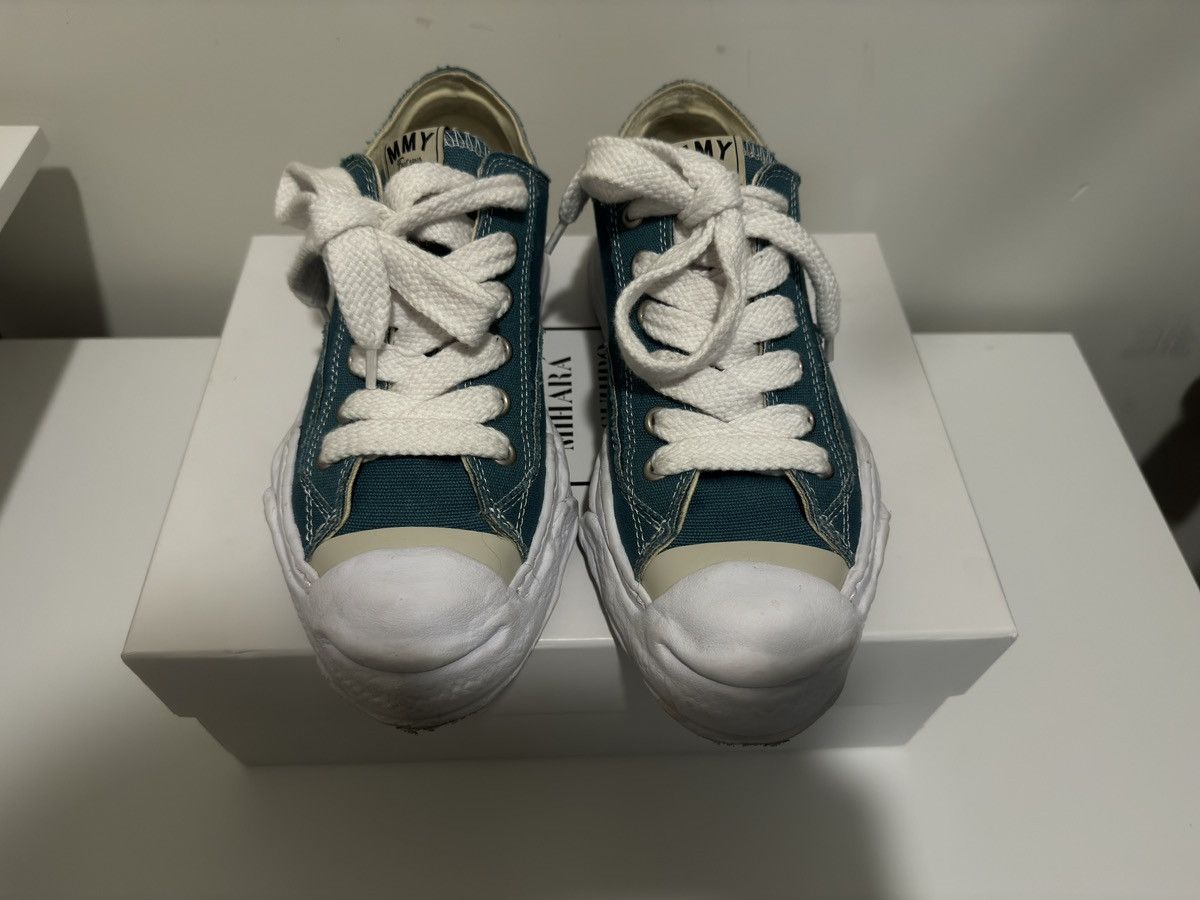image of Maison Mihara Yasuhiro Hank OG Shoes in Blue, Men's (Size 8)