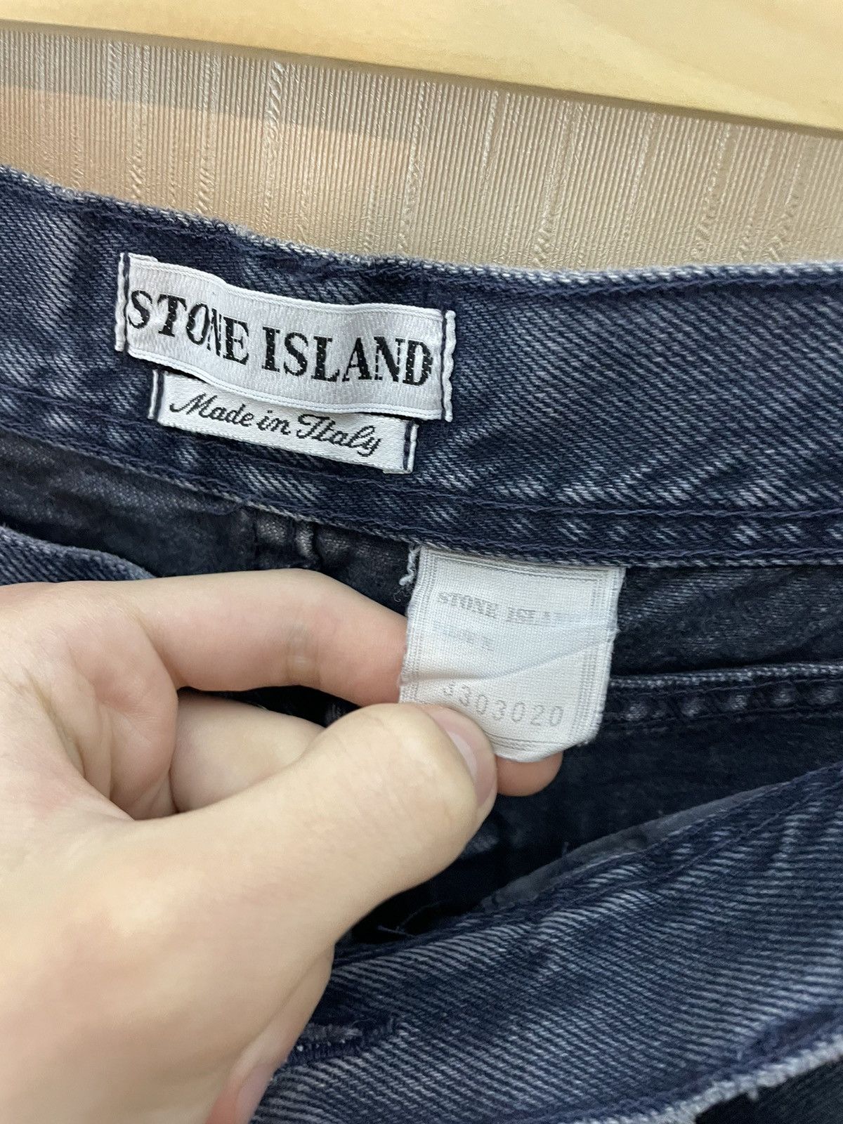 Massimo Osti × Stone Island × Vintage Stone Island Vintage denim jeans 90s Size US 29 - 19 Thumbnail