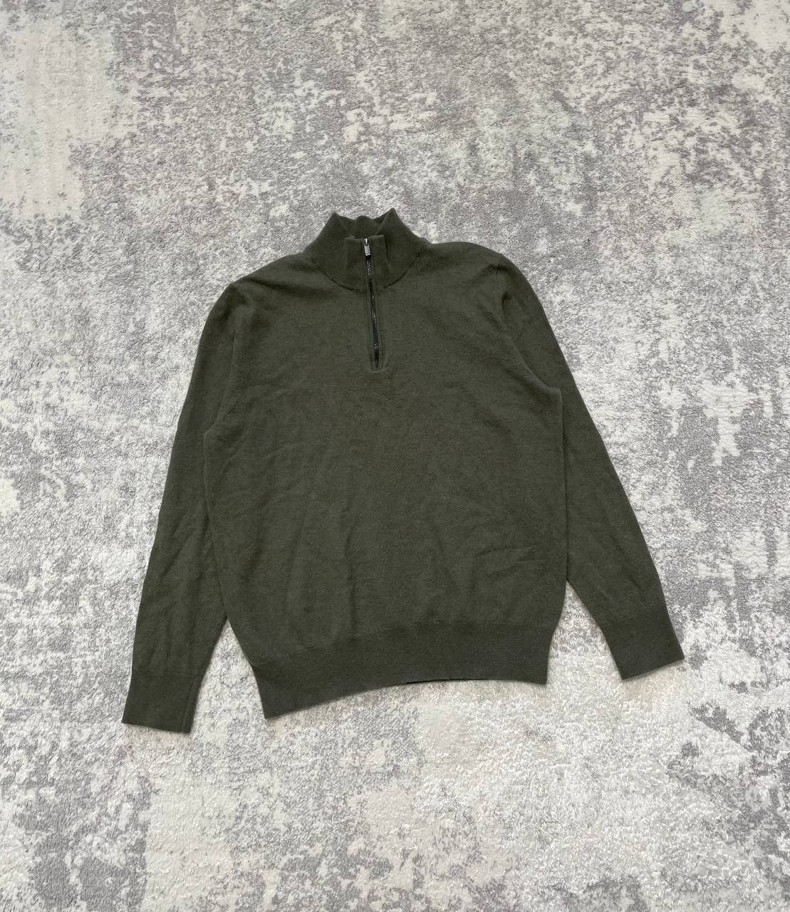 Massimo Dutti Massimo Dutti Quarter-Zip Wool Cashmere Knit Sweater Mens Size US M / EU 48-50 / 2 - 1 Thumbnail