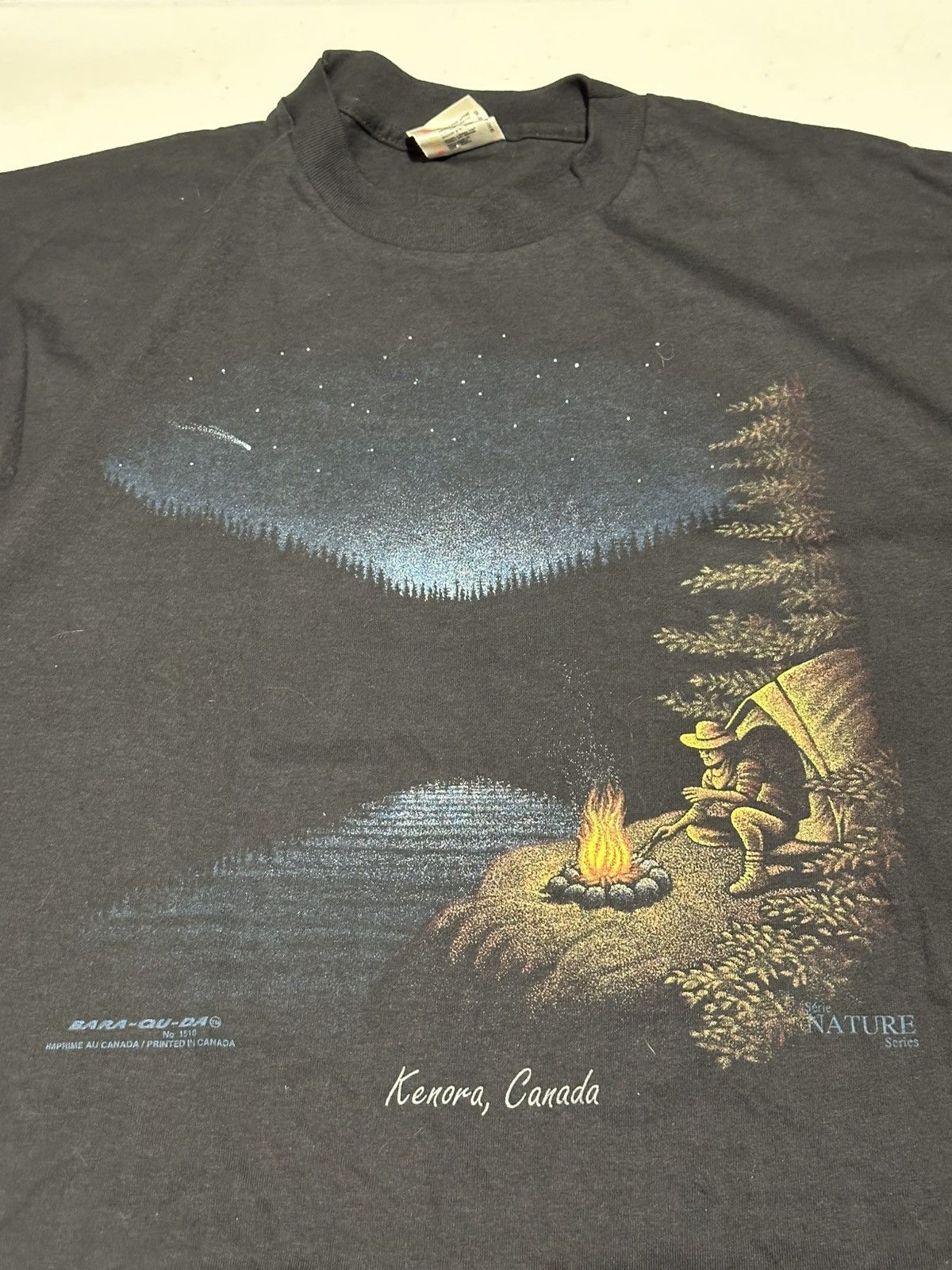 Vintage Vintage 90s Nature wilderness Single Stitch T-shirt Size US XL / EU 56 / 4 - 2 Thumbnail