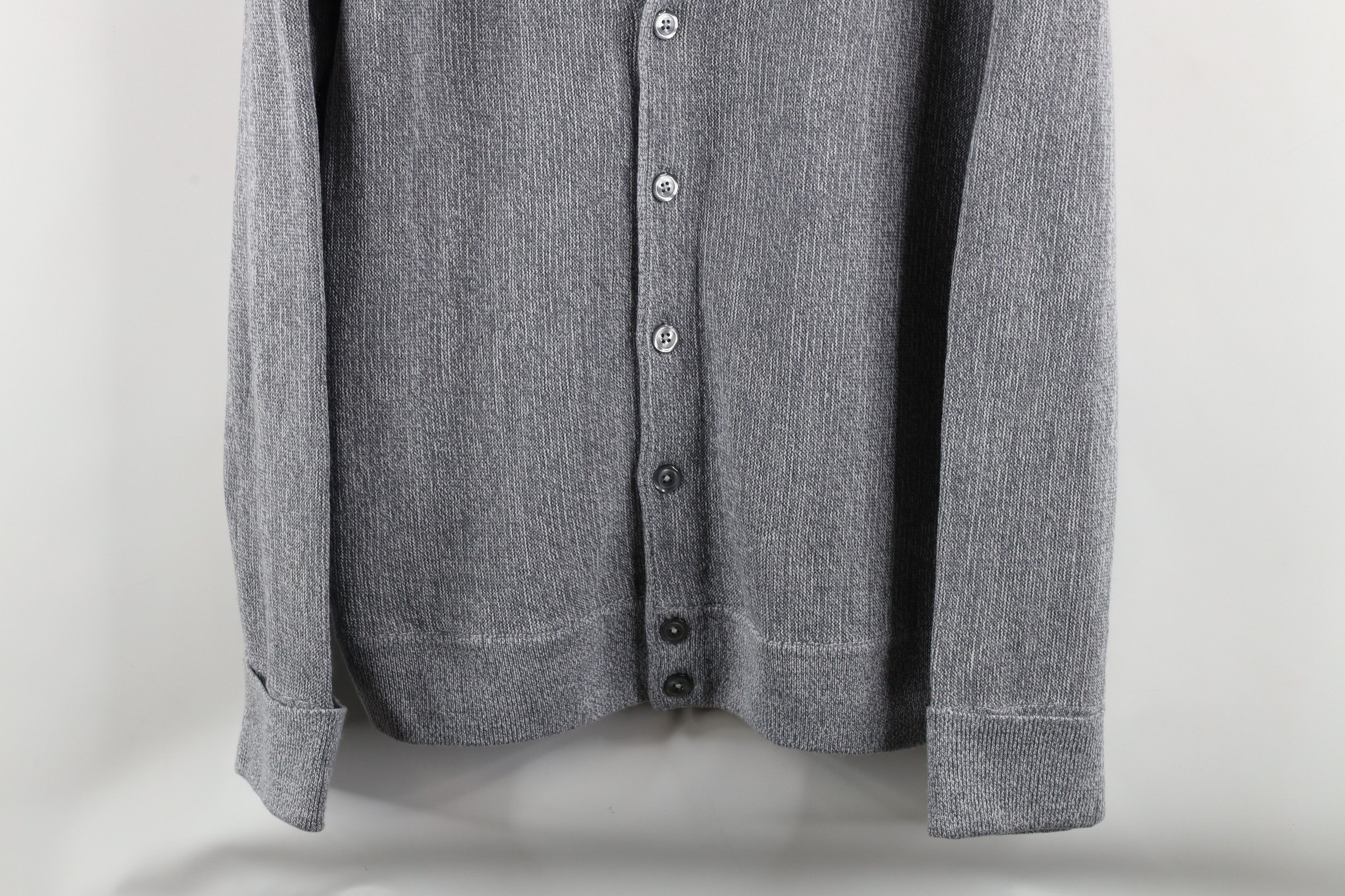 Vintage Vintage 90s Streetwear Kurt Cobain Cardigan Sweater Gray Size US M / EU 48-50 / 2 - 3 Thumbnail