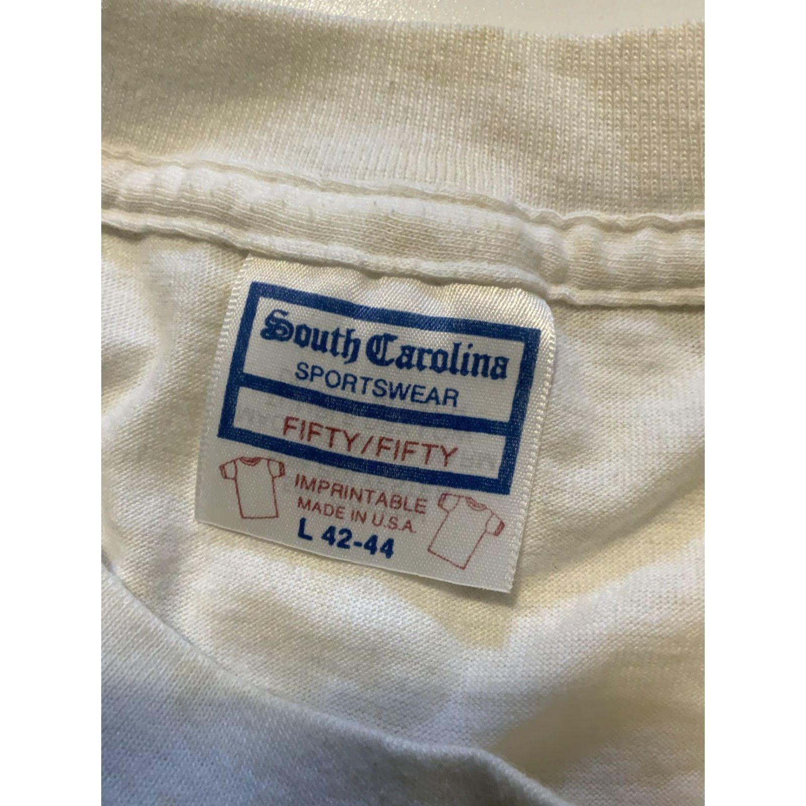 Vintage VINTAGE South Carolina Sportswear The School Of Cool Ms C Rappin Pittman T-Shirt Sz L Shirt Womens Size US L / EU 52-54 / 3 - 6 Thumbnail