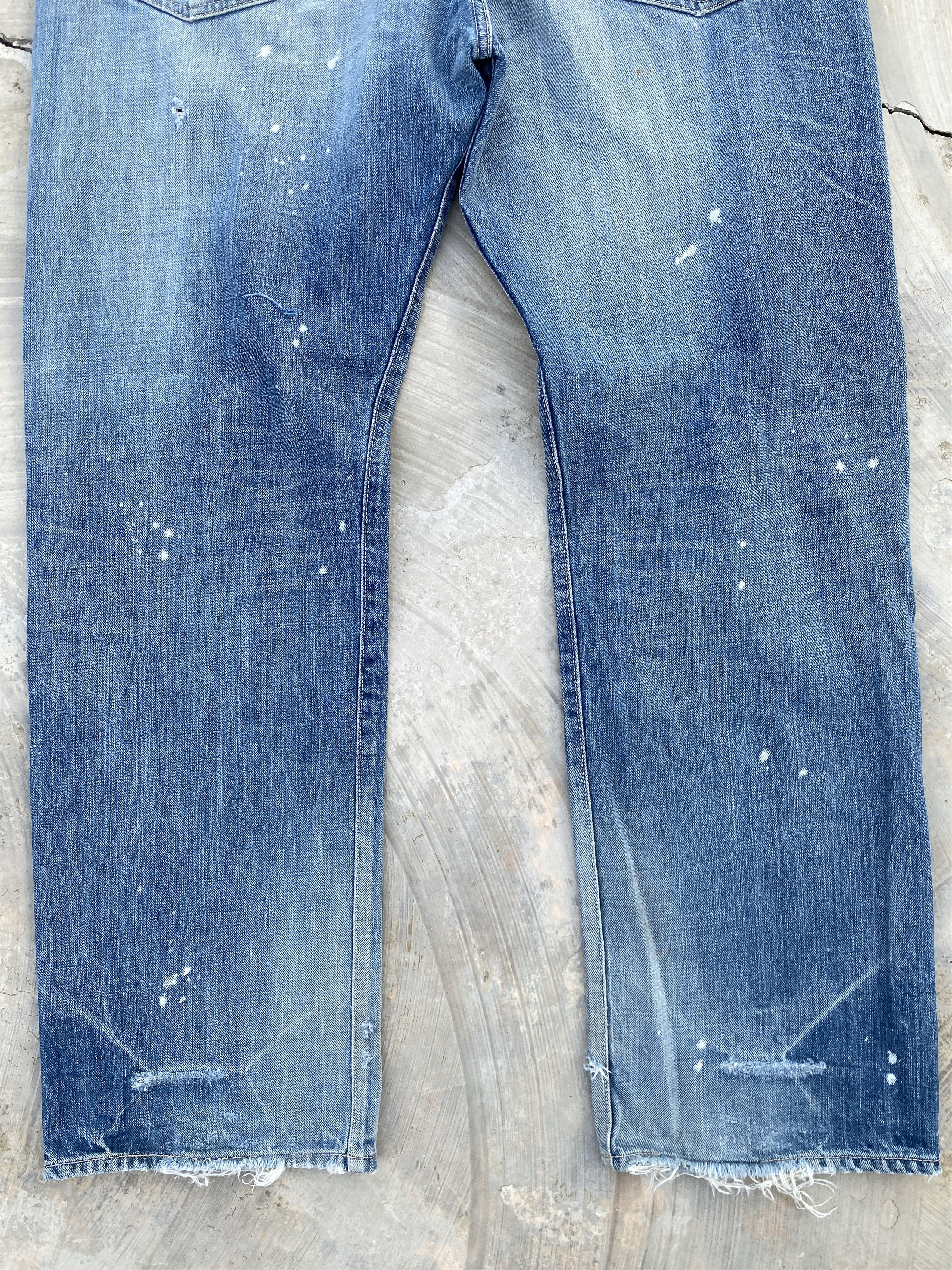 Japanese Brand × Nitraid Nitraid Underground Inc Distressed Jeans Size US 37 - 8 Thumbnail
