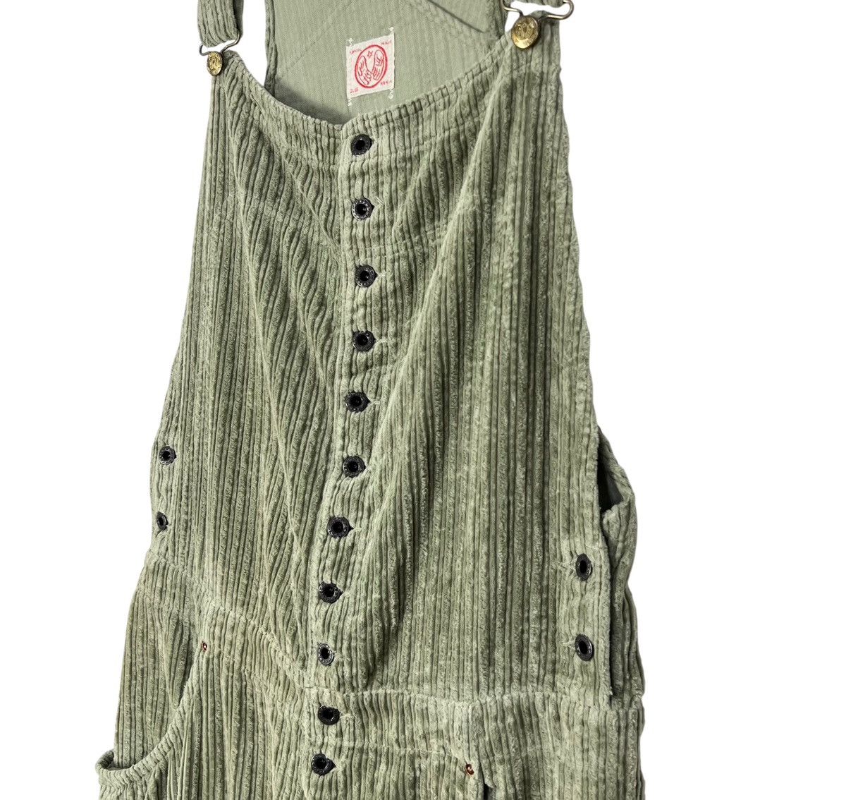 Kapital Vintage Kapital Blue hand Corduroy Flare Coverall Size 25" / US 0 / IT 36 - 6 Thumbnail