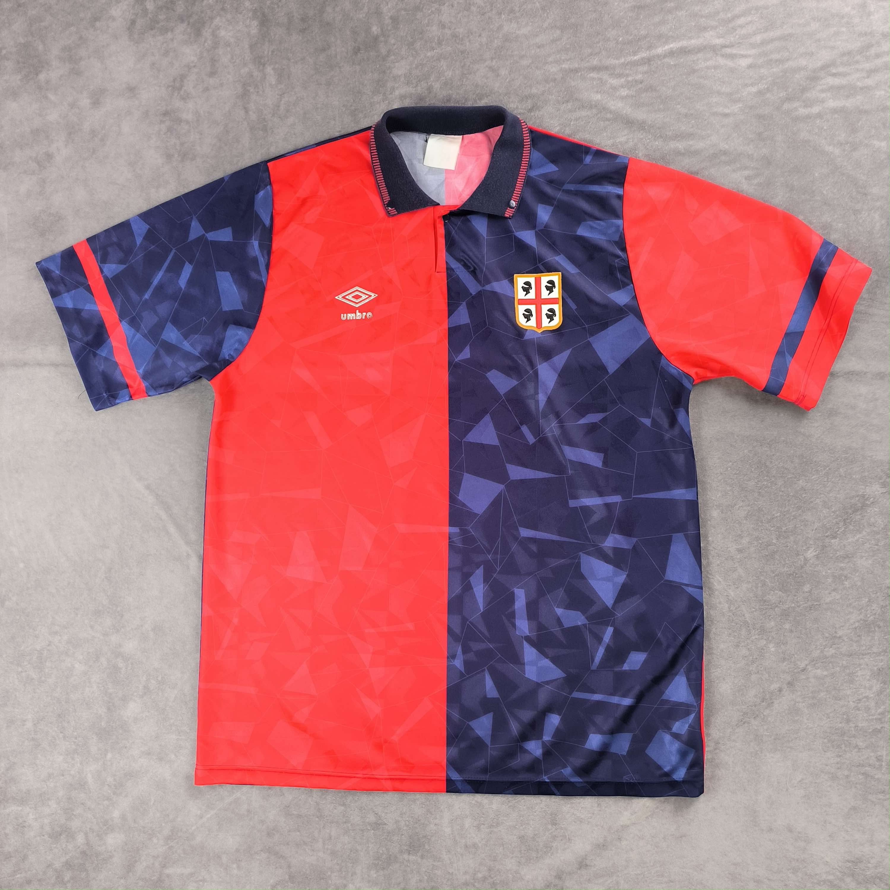 Umbro Cagliari 1990-93 Umbro home football jersey shirt size XL Size US XL / EU 56 / 4 - 1 Thumbnail