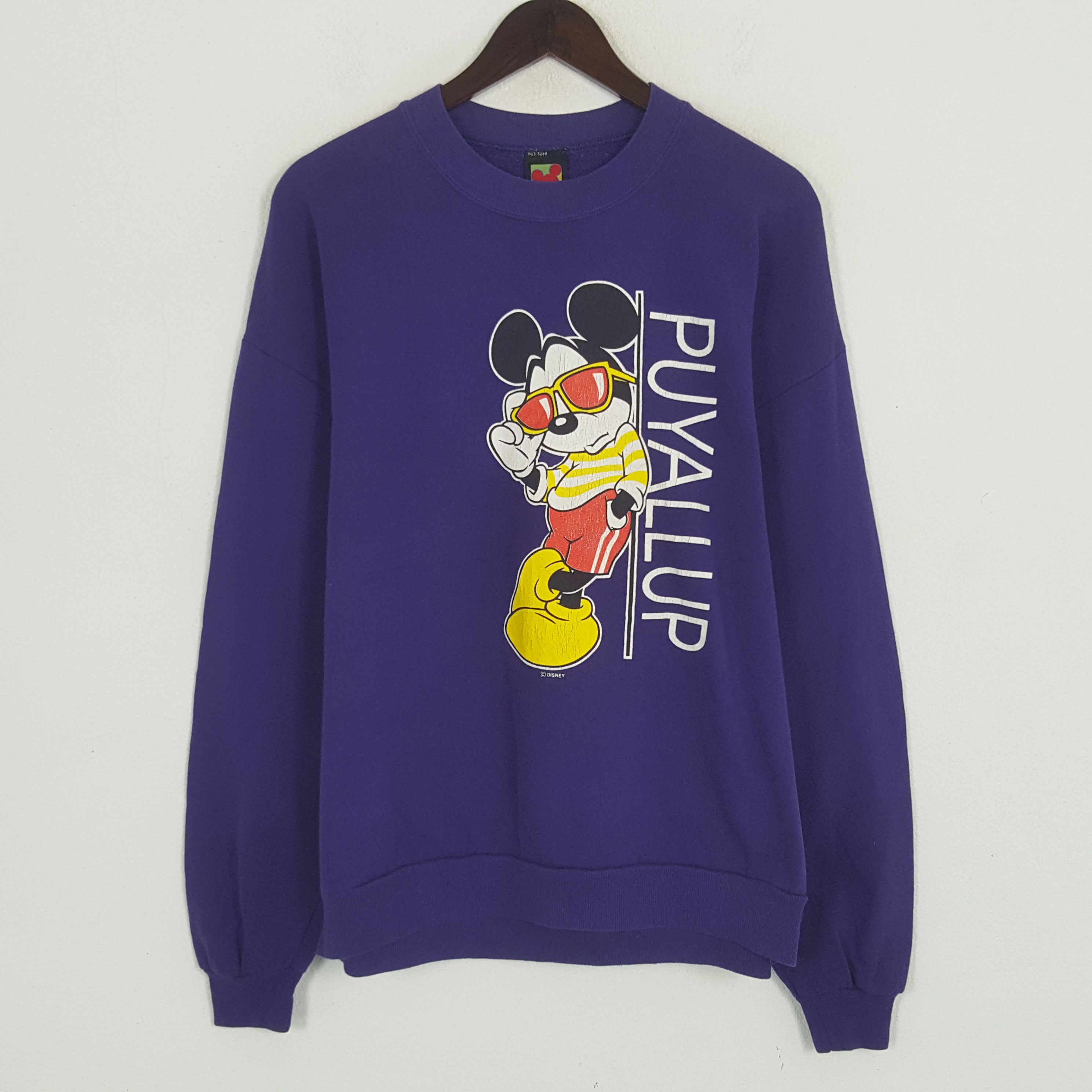 Cartoon Network × Disney × Vintage Vintage Mickey Mouse Puyallup Sweatshirt Size US L / EU 52-54 / 3 - 1 Thumbnail