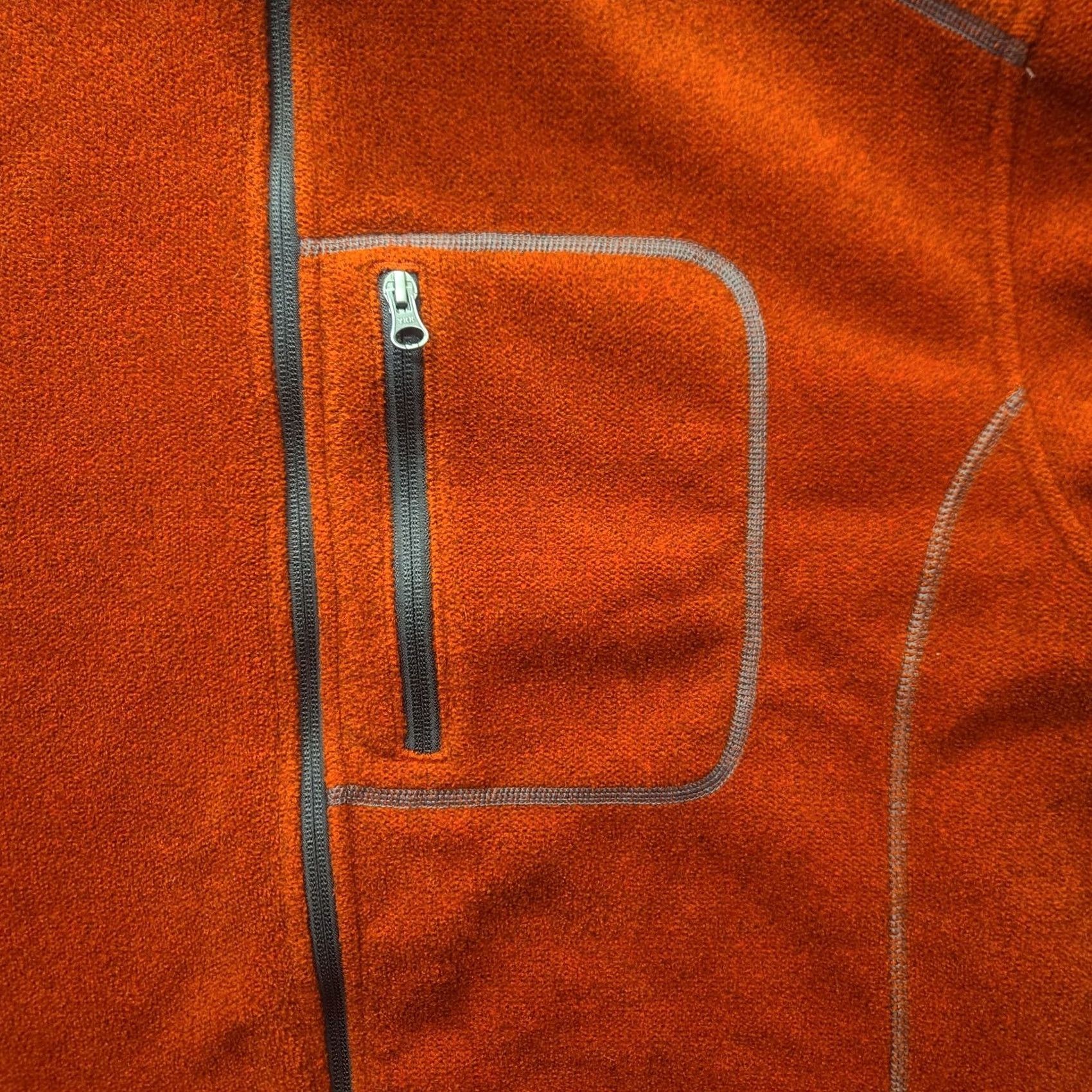 Vintage Duluth Trading Fleece Jacket Mens LT Regular Hooded Zip Pockets Red Polartec Outdoor Fall Winter L Tall Two Harbors Regular Fit Size US L / EU 52-54 / 3 - 7 Thumbnail