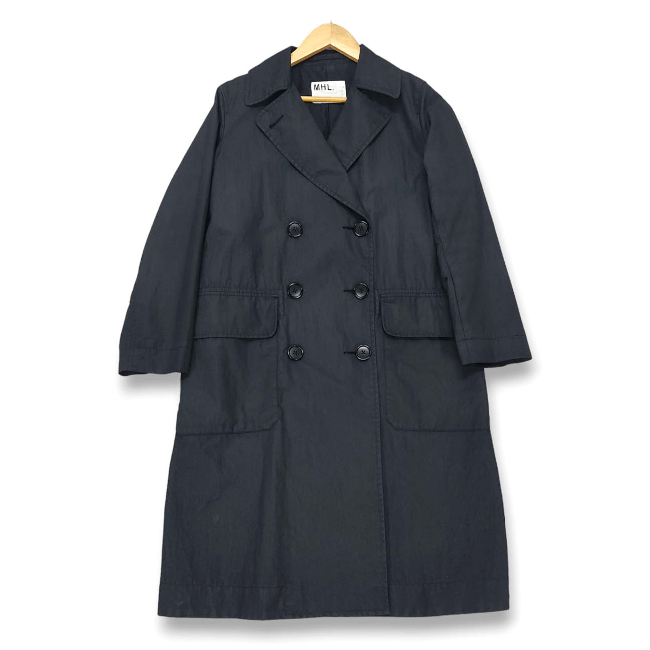 Margaret Howell MARGARET HOWELL Double Breasted Long Coat Jacket Size US S / EU 44-46 / 1 - 2 Thumbnail