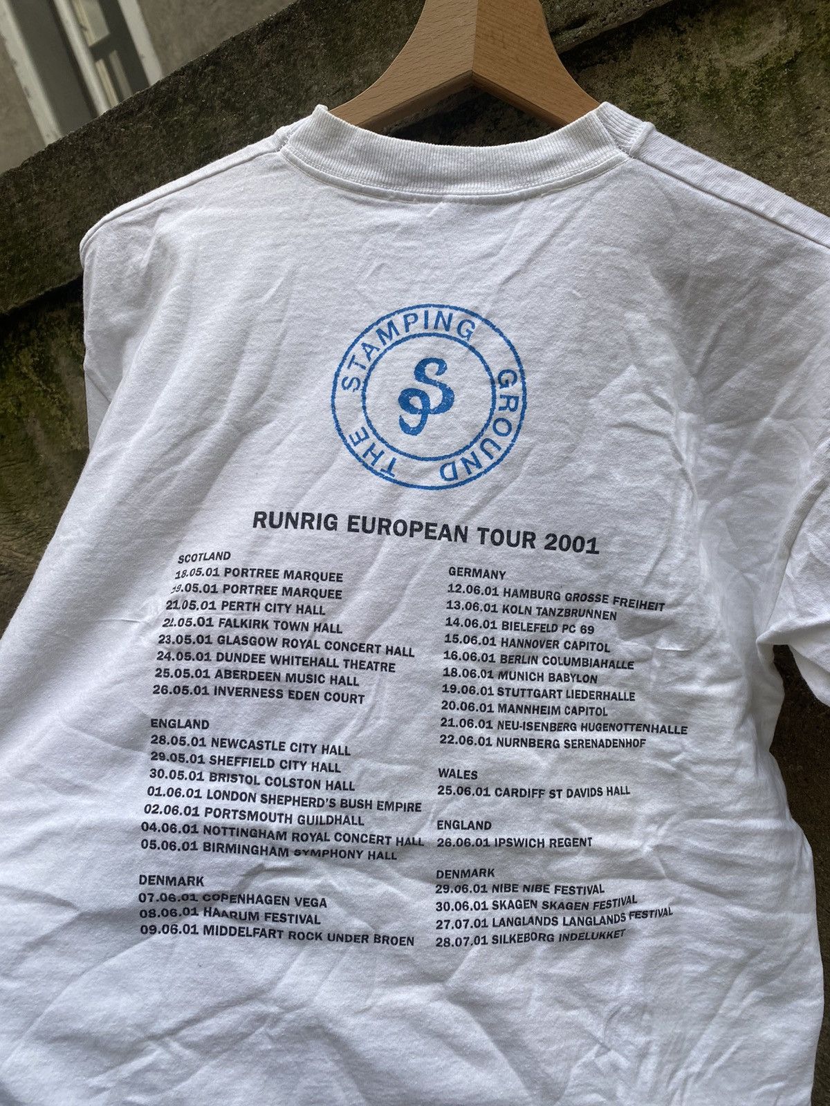 Band Tees Vintage 2001 Runrig The Stamping Ground Tour Tee Size US M / EU 48-50 / 2 - 5 Thumbnail