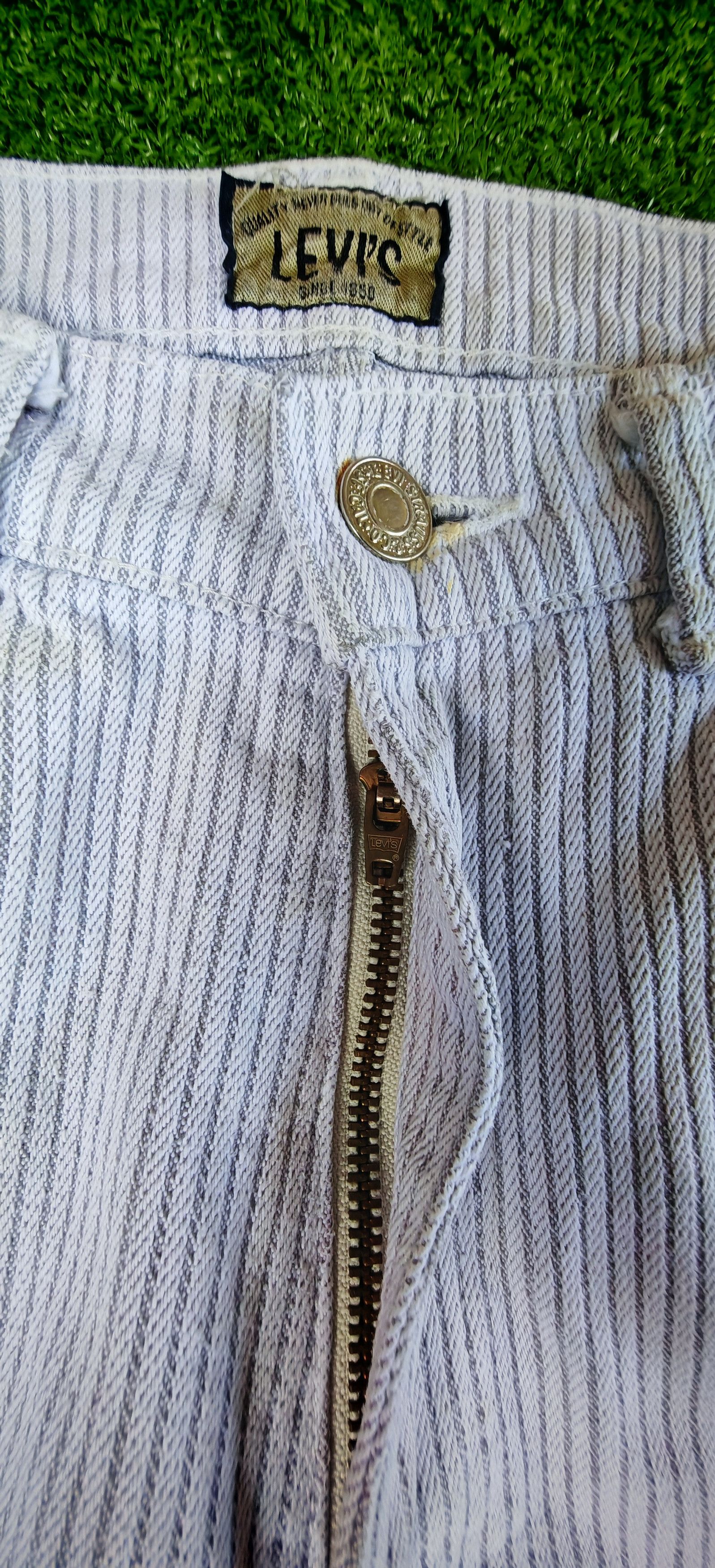 Levi's Vintage Clothing Vintage Levi's 636 Hickory stripe jeans Size US 30 / EU 46 - 3 Thumbnail