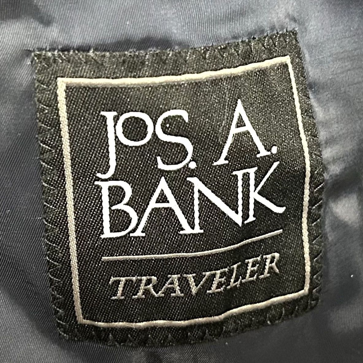 Jos. A. Bank Jos A Bank Sport Coat Dark Blue 40L Slim Fit Traveler Wool Two-Button Notch Lapel Mens Jacket Coat Regular Length Long Jacket Size US XS / EU 42 / 0 - 3 Thumbnail