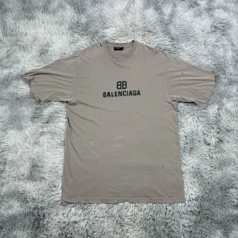 Balenciaga Balenciaga Mosaic Destruction Short Sleeve Size US XXS / EU 40 - 1 Thumbnail