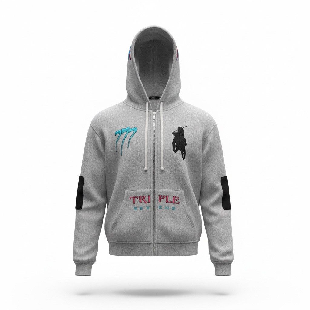 TRIPLE SEVENS Triple Sevens Moto Vice zip up hoodie Size US L / EU 52-54 / 3 - 1 Thumbnail
