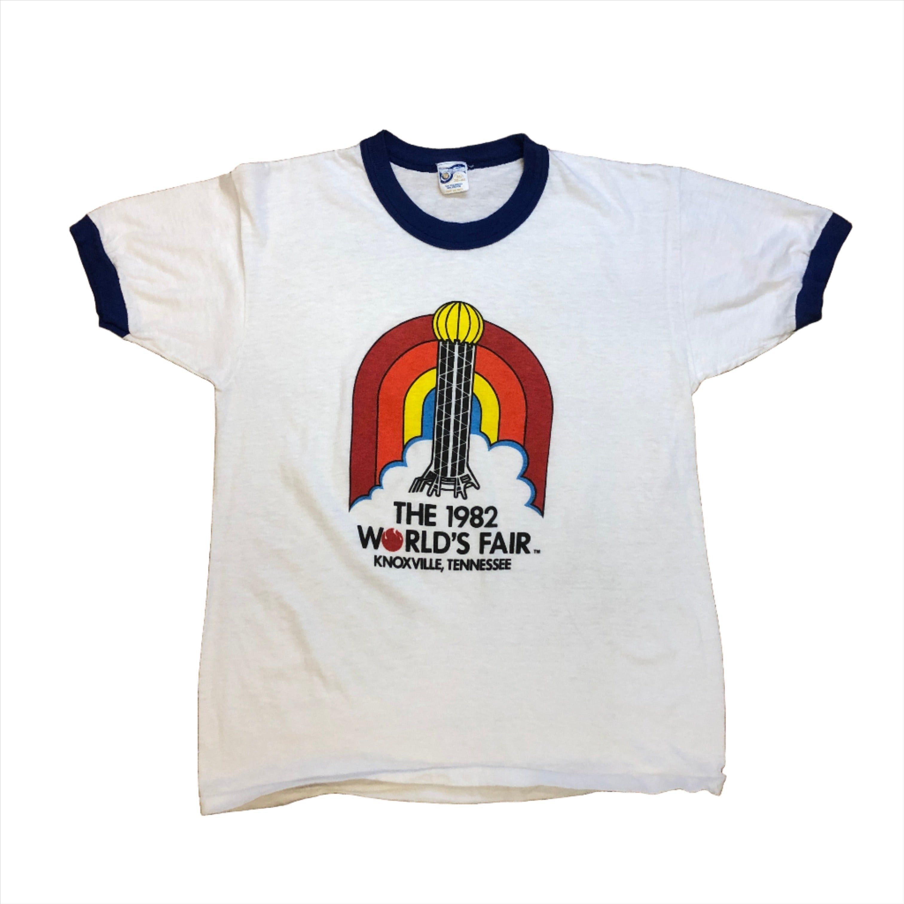 Other 1982 Knoxville, TN World's Fair Vintage Made In USA Single Stitch Ringer T-Shirt Size Small Size US M / EU 48-50 / 2 - 1 Thumbnail