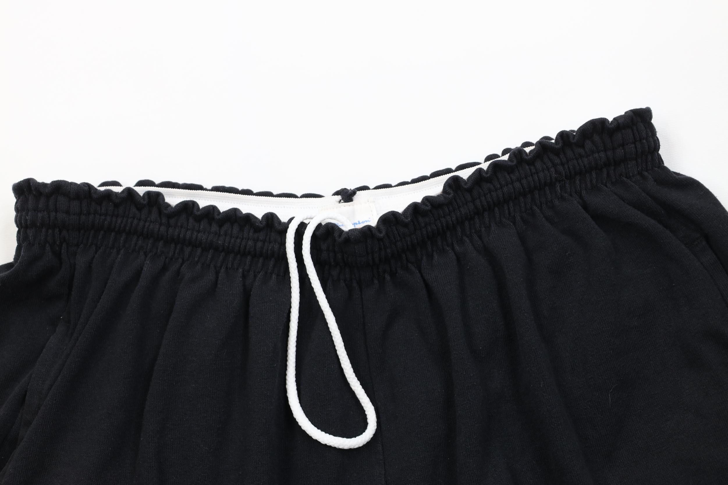 Champion Vintage 90s Champion Heavyweight Above Knee Shorts Black Size US 36 / EU 52 - 2 Thumbnail