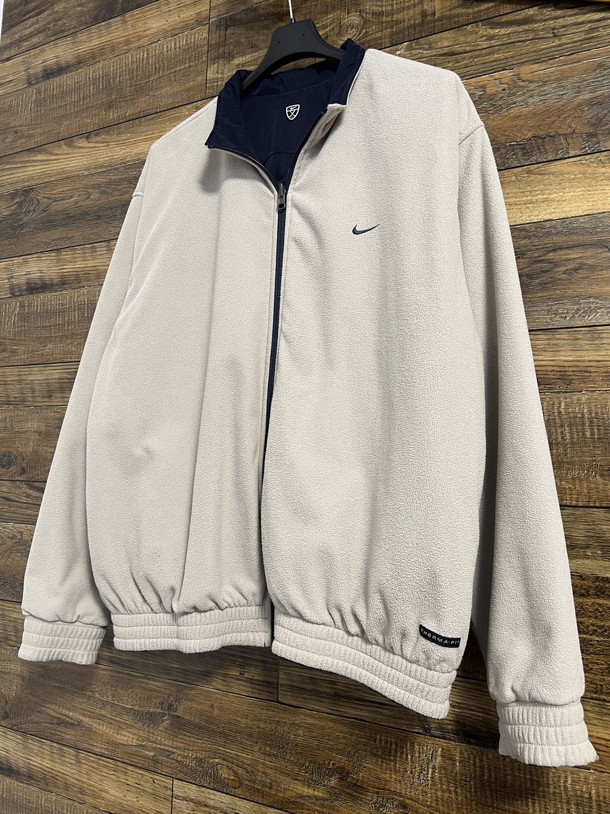 Nike NIKE GOLF Vintage Reversible Fleece/Nylon Jacket 90s 2 in 1 Size US L / EU 52-54 / 3 - 15 Thumbnail