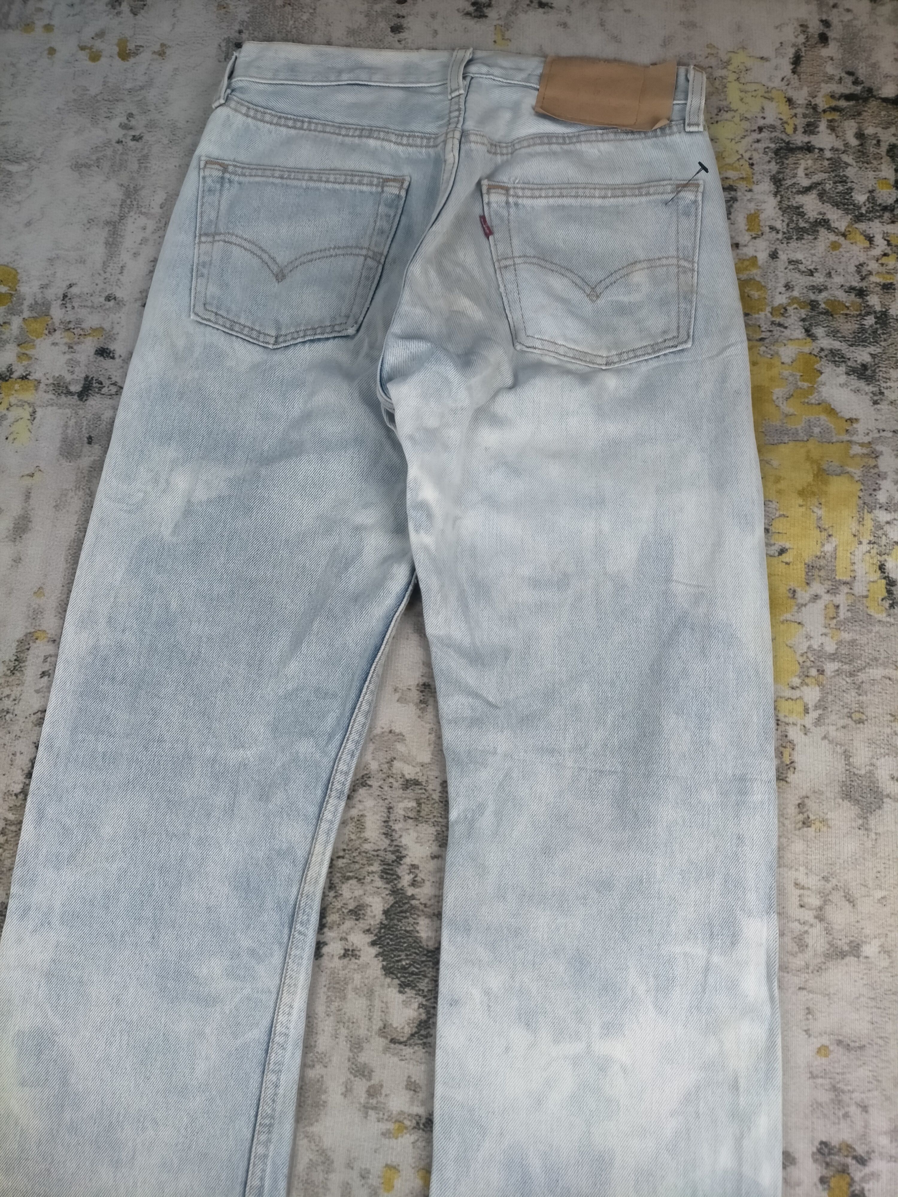 Kapital 🔥Crazy Levis 501 Stone Wash Faded Distressed Jeans Size US 28 / EU 44 - 5 Thumbnail