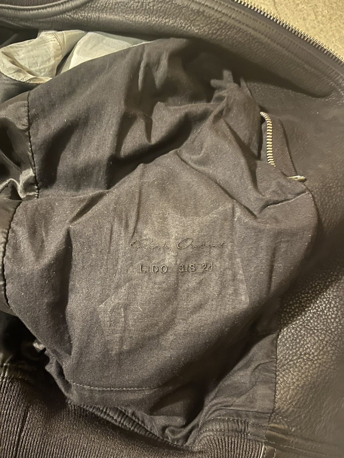 Rick Owens Rick Owens leather bomber Size US M / EU 48-50 / 2 - 4 Thumbnail