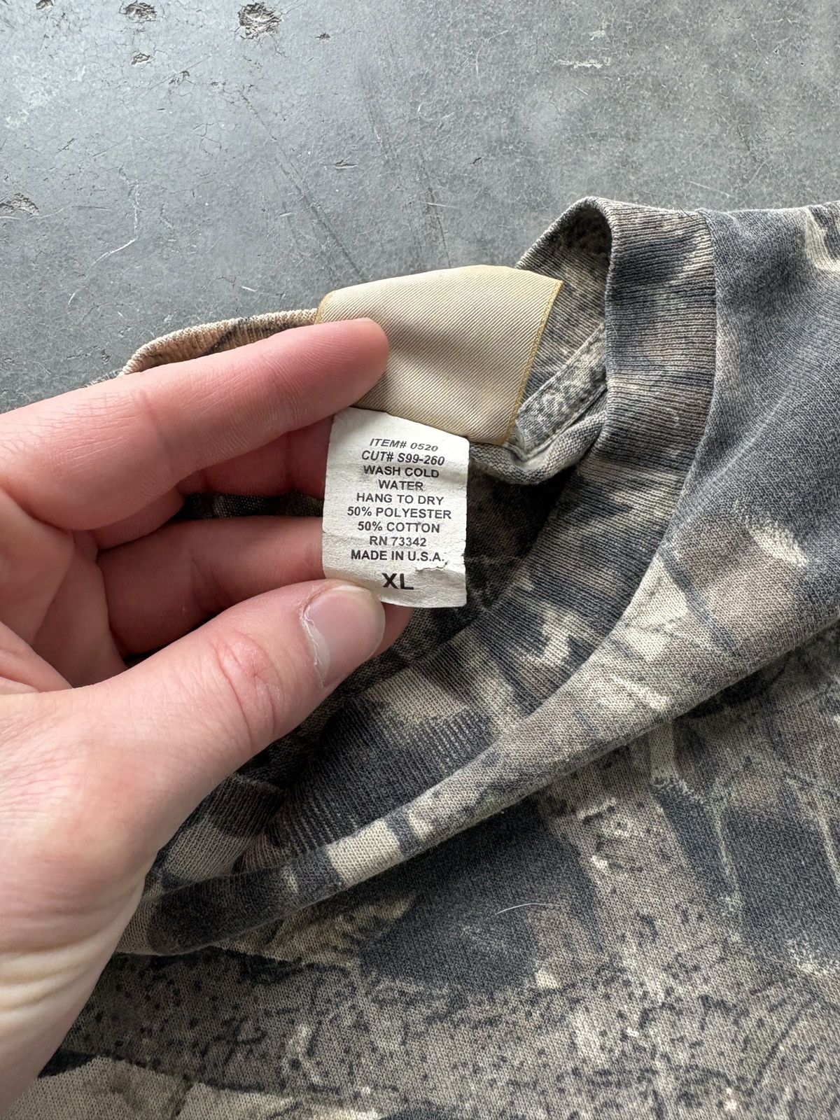 Redhead Vintage 90s Mossy Oak Longsleeve Pocket Tee Single Stitch Size US XL / EU 56 / 4 - 6 Thumbnail