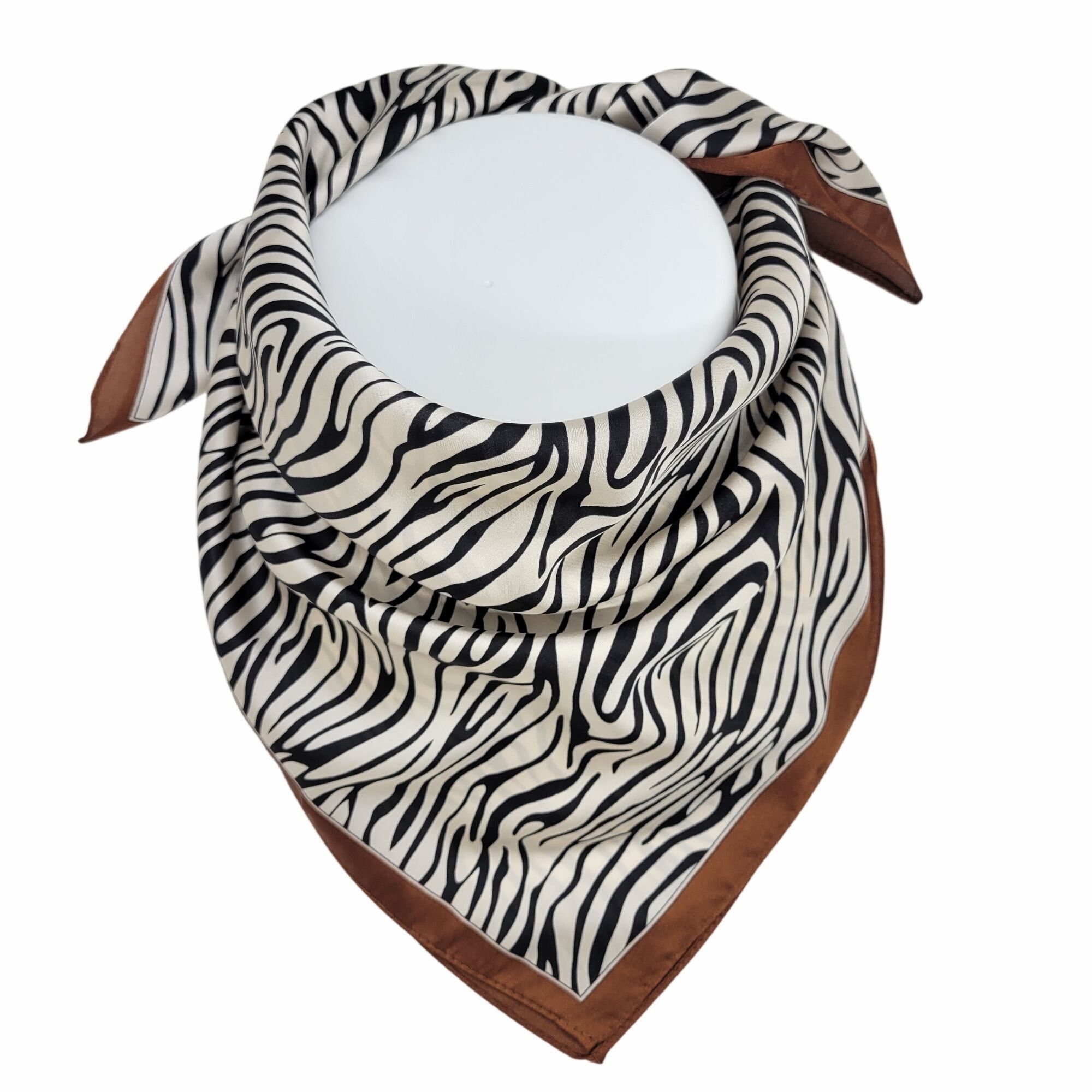Other ⭐New Elegant Bandana Square Scarf Silky Satin Soft Animal Pr Size ONE SIZE - 2 Thumbnail