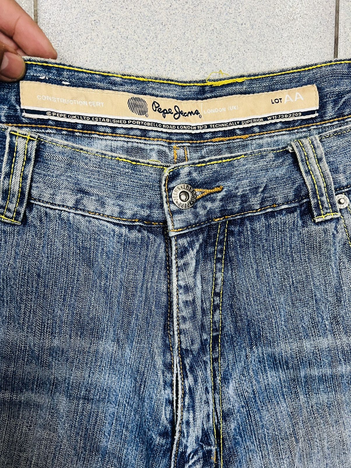 JNCO × Pepe Jeans Vintage Y2K Pepe Baggy Skater Hip-Hop Denim Jnco Style Size US 40 / EU 56 - 9 Thumbnail