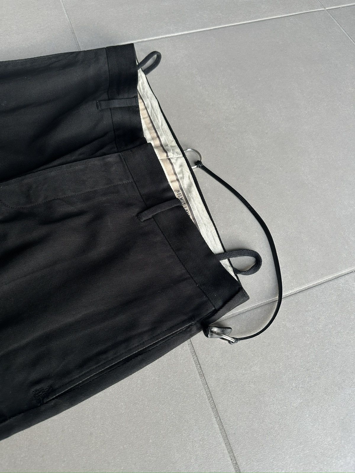 Helmut Lang Helmut Lang Circa 2000 leather trim detail trousers Size US 32 / EU 48 - 5 Thumbnail