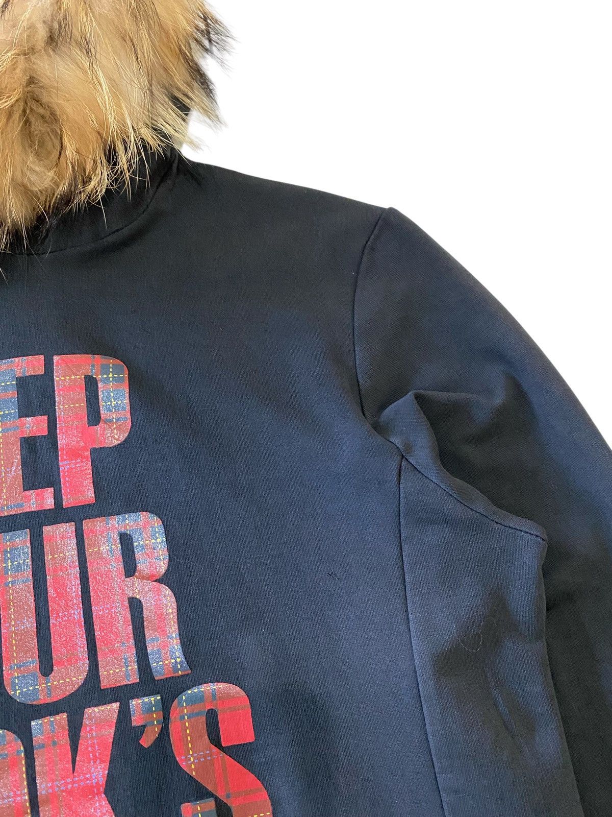 Japanese Brand Fur Z-Plus Sport Active Rock Punk Plaid Studed Hoodie Size US L / EU 52-54 / 3 - 4 Thumbnail