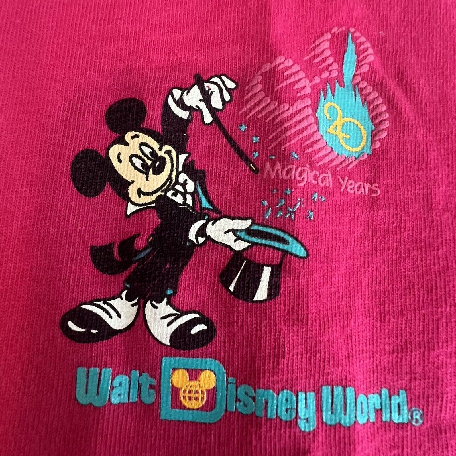 Disney Vintage Pink Disney 3 Button Shirt Large Unisex Size US L / EU 52-54 / 3 - 6 Thumbnail