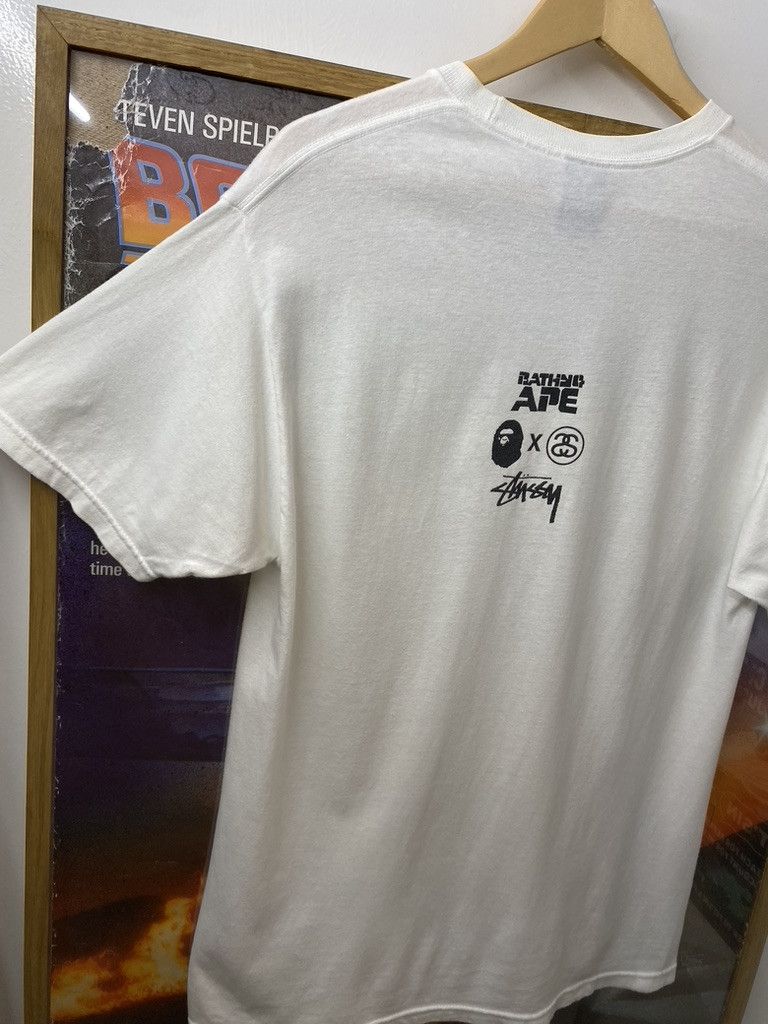 Bape × Stussy 2010 Bape x Stussy Survival Of The Fittest T Shirt Size US M / EU 48-50 / 2 - 3 Thumbnail