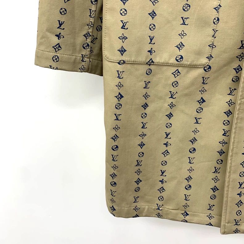 Louis Vuitton Louis Vuitton 22 brown logo presbyopic striped cotton lape Size US M / EU 48-50 / 2 - 5 Thumbnail