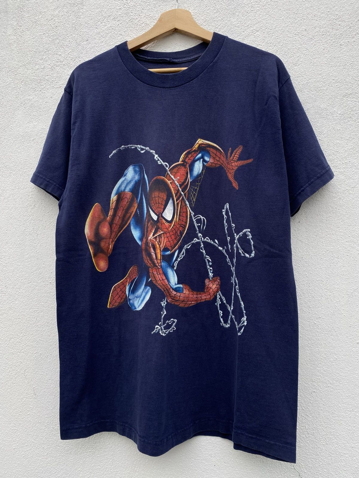 Marvel Comics Vintage Rare Todd Mcfarlane Spider-Man © 1999 Size US L / EU 52-54 / 3 - 5 Thumbnail