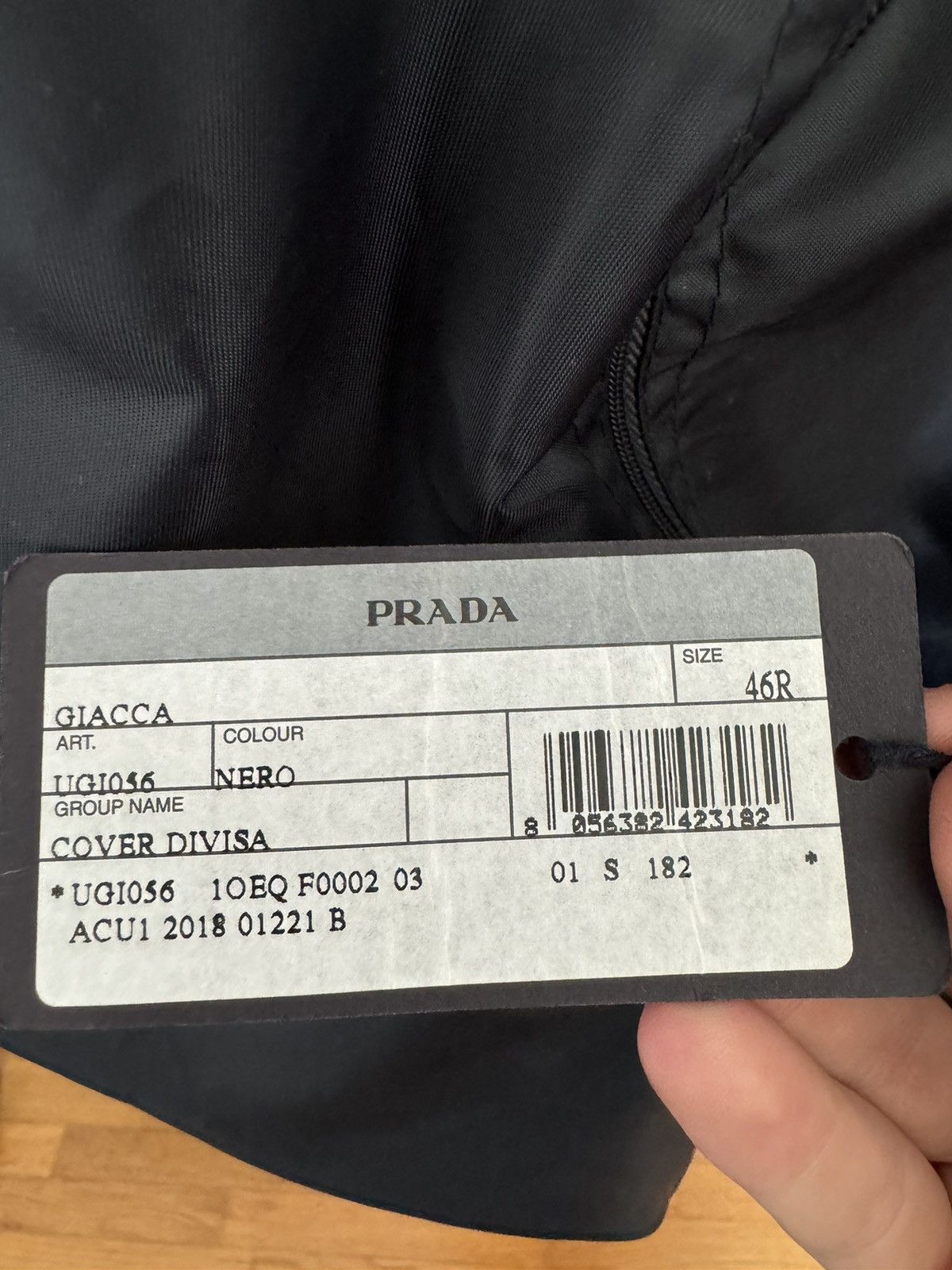 Prada FW18 Nylon Boxy Blazer Size 46R - 8 Thumbnail