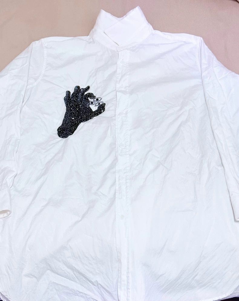 Yohji Yamamoto Yohji Yamamoto Runway White Shirt Size US XS / EU 42 / 0 - 1 Thumbnail