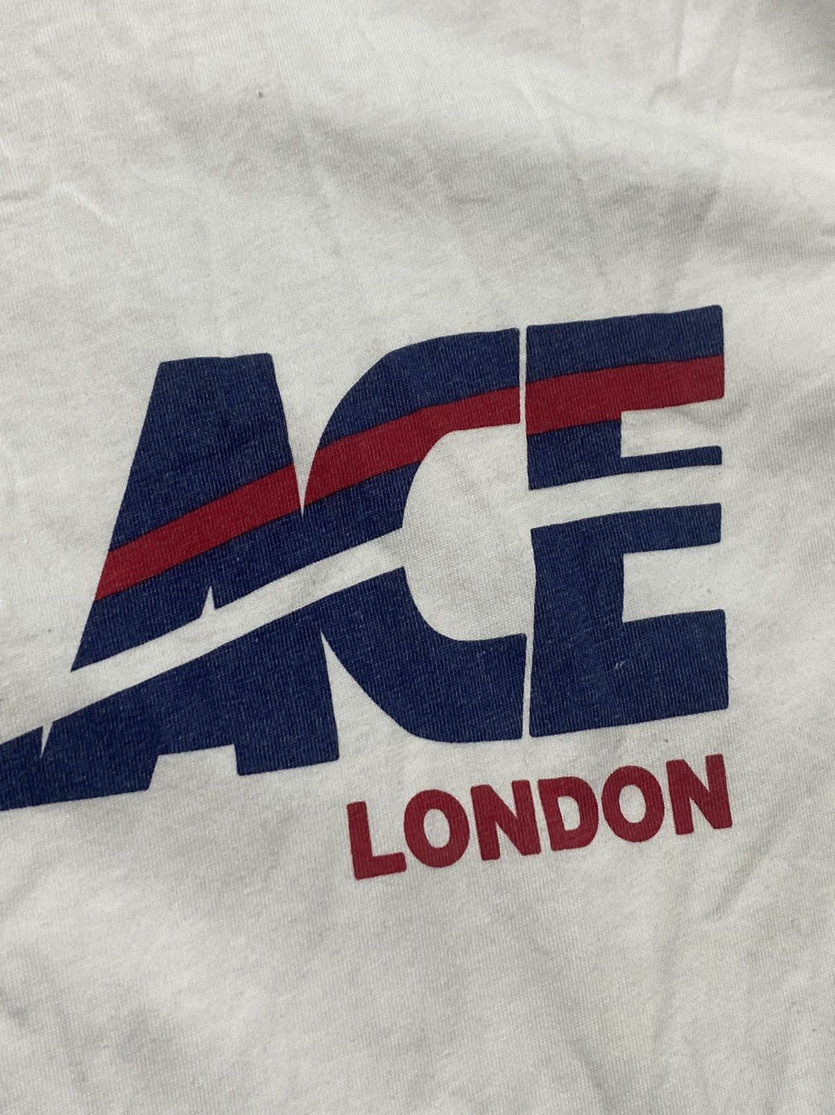 Palace Palace F/W 2019 London Wave White Cotton T-Shirt Mens Size L Size US L / EU 52-54 / 3 - 3 Thumbnail