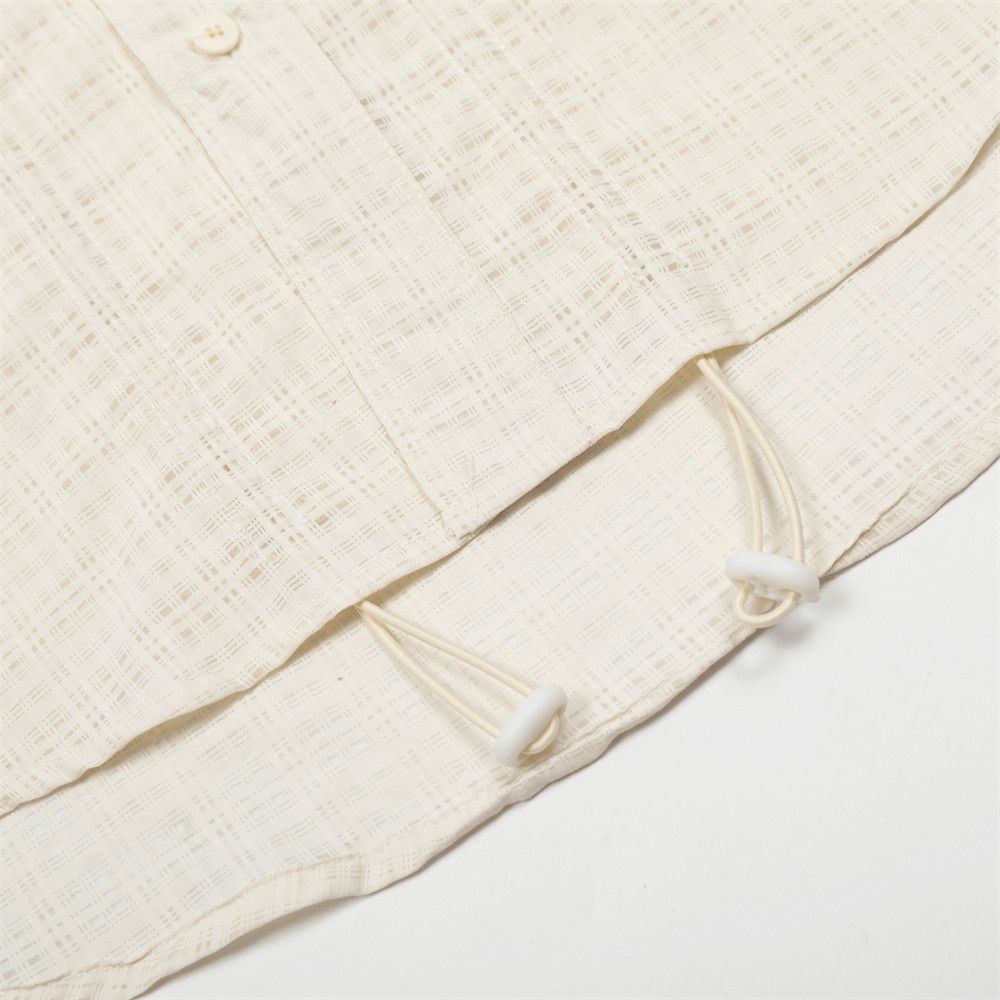 Japanese Brand × Vintage Men's trendy American style semi-transparent light shirt Size US M / EU 48-50 / 2 - 4 Thumbnail