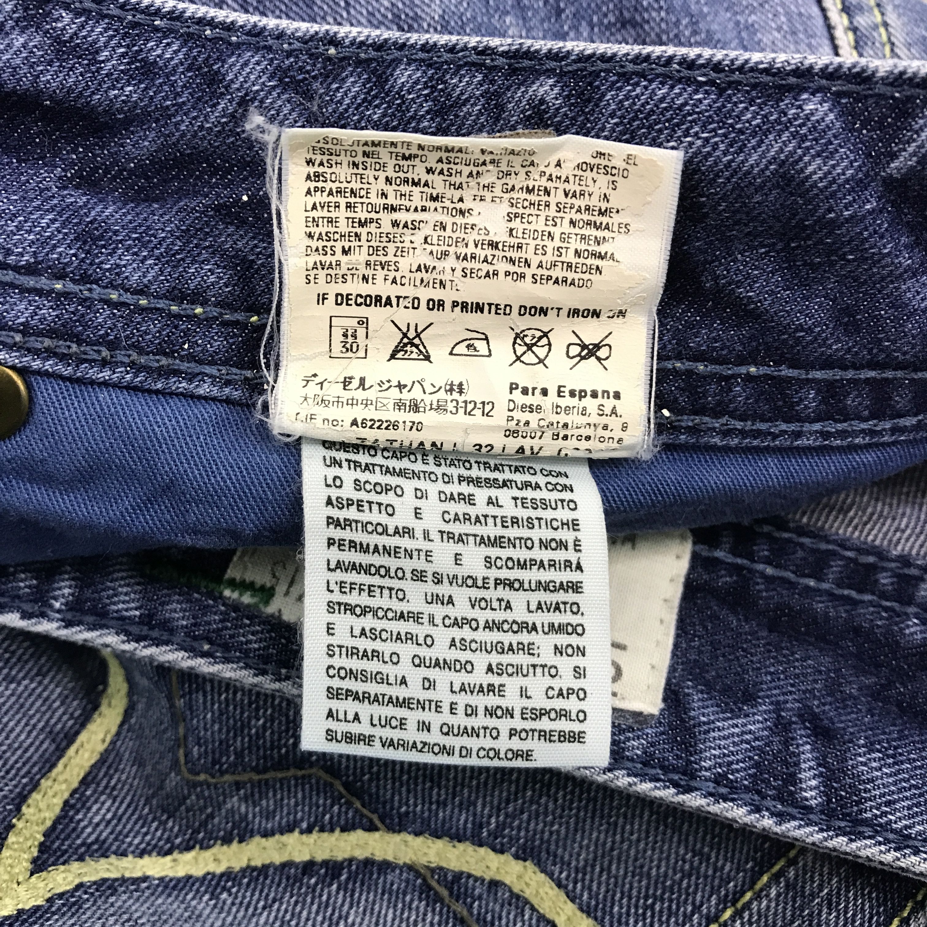 Diesel Bootcut Diesel industry distressed denim pants Size US 28 / EU 44 - 15 Thumbnail