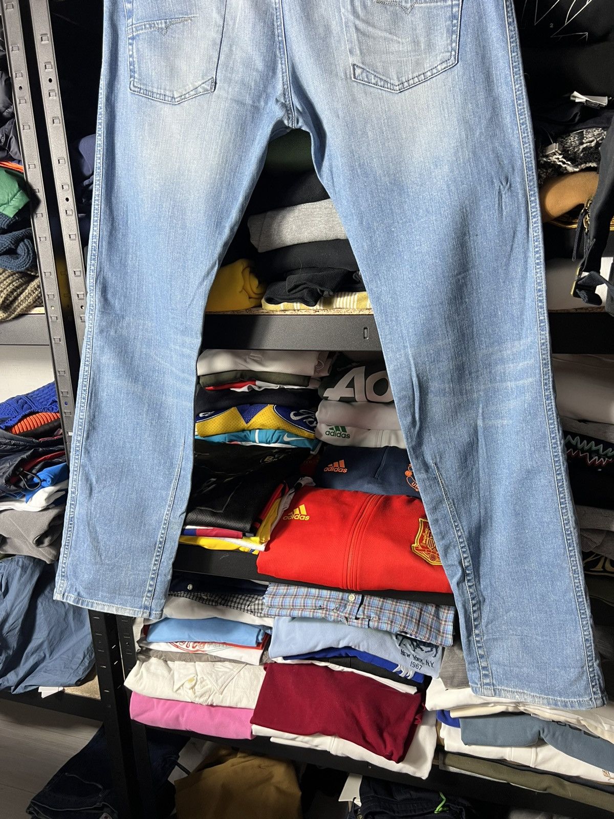 Diesel Diesel Light Wash Jeans Slim Fit Iconic Vintage Streetwear Size US 36 / EU 52 - 3 Thumbnail