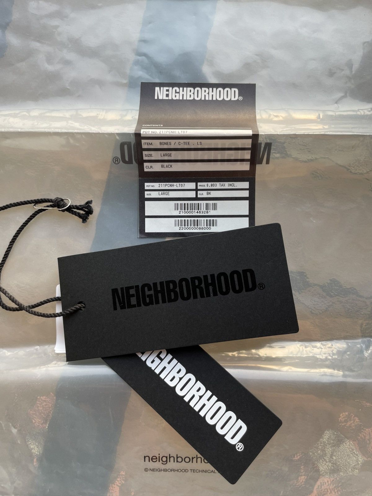 Neighborhood Neighborhood Long Sleeve Bones Tee L Size US L / EU 52-54 / 3 - 8 Thumbnail