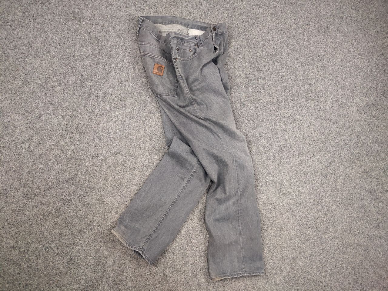 Carhartt Vintage Carhartt Light Gray Faded denim Jeans USA Style Size US 34 / EU 50 - 10 Thumbnail