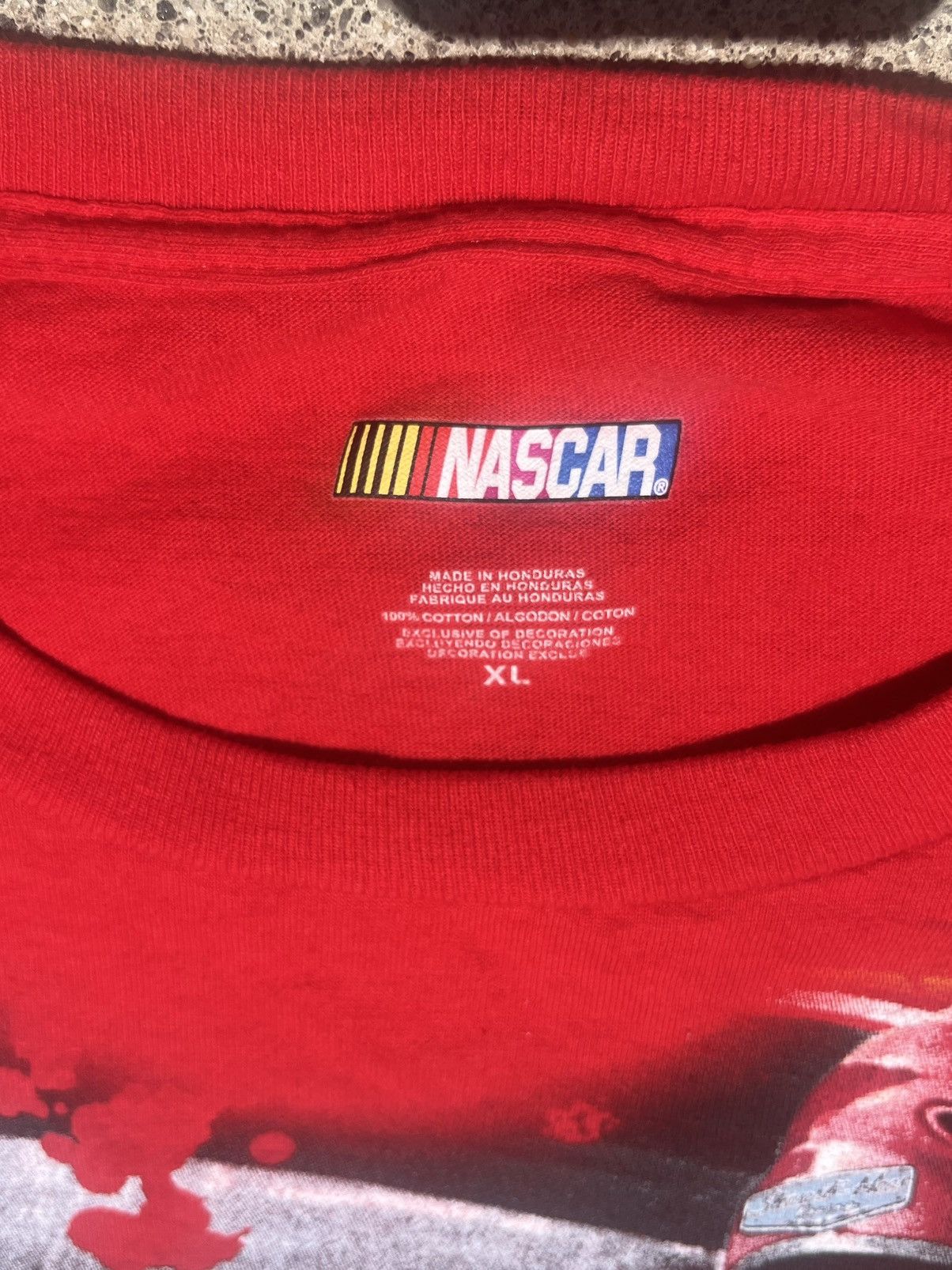 NASCAR Vintage all over print Tony Stewart NASCAR 2010 Tshirt XL Size US XL / EU 56 / 4 - 4 Thumbnail