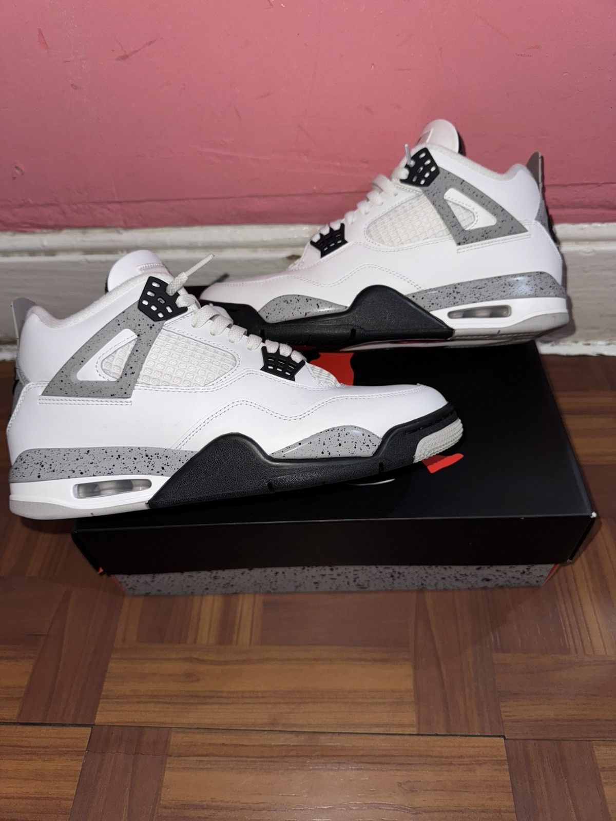 Nike Jordan 4 white cement (2025) Size US 9.5 / EU 42-43 - 2 Thumbnail
