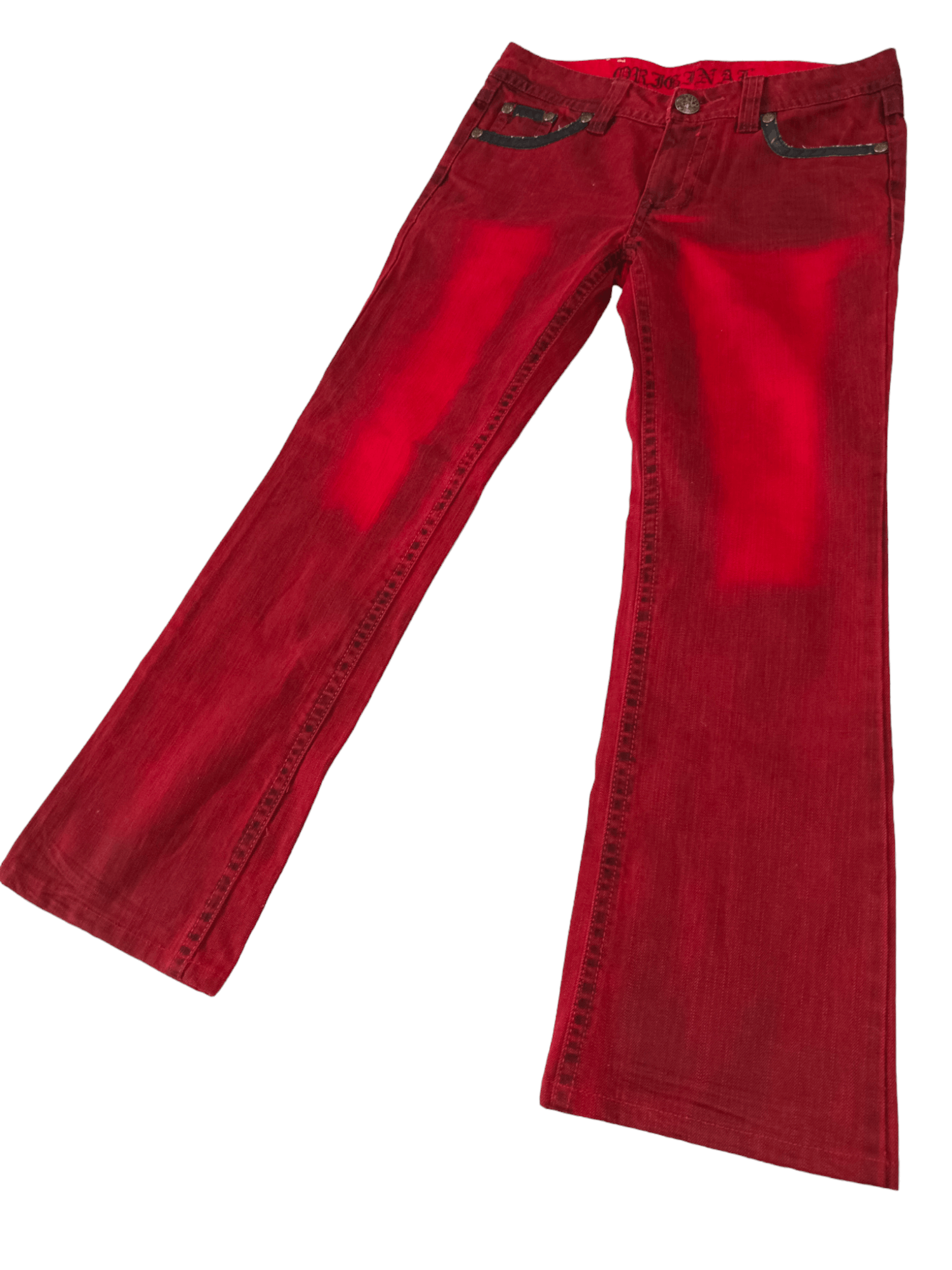 Japanese Brand 🔥Hot🔥Seditionaries Original Punk Flare Jeans Size US 30 / EU 46 - 1 Thumbnail
