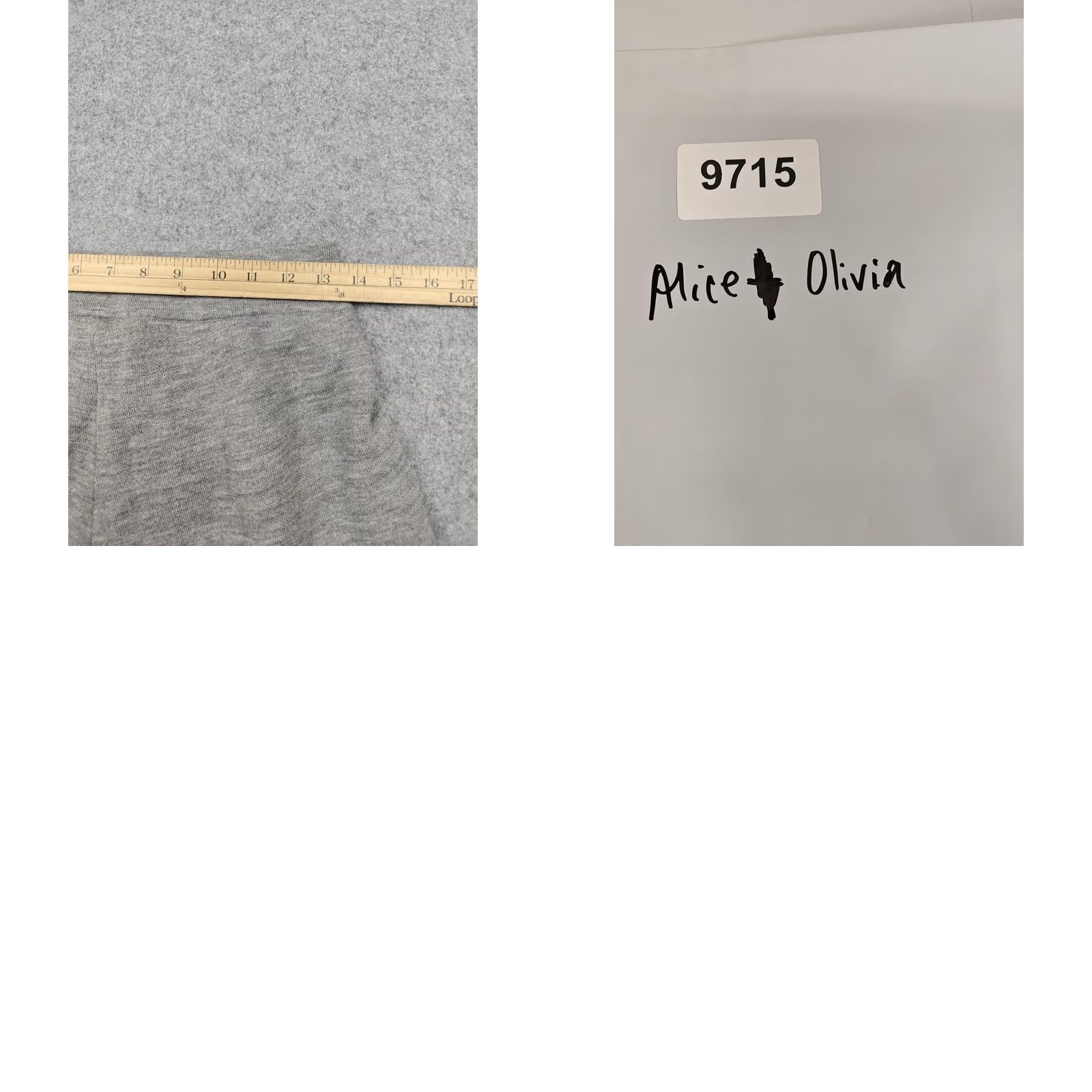 Alice + Olivia Alice + Olivia Pants Womens 0 Gray Wool Knit Jogger Lounge Cuffed Sweatpants Size 25" / US 0 / IT 36 - 8 Thumbnail
