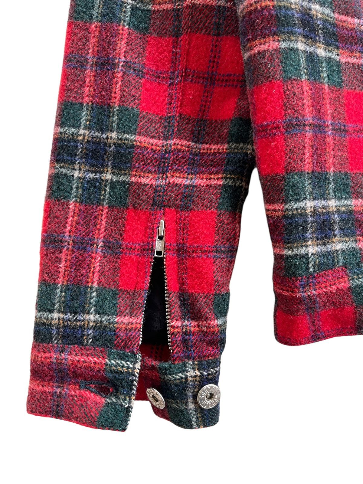 Japanese Brand Japanese Square Wool Tartan Jacket Size US M / EU 48-50 / 2 - 9 Thumbnail