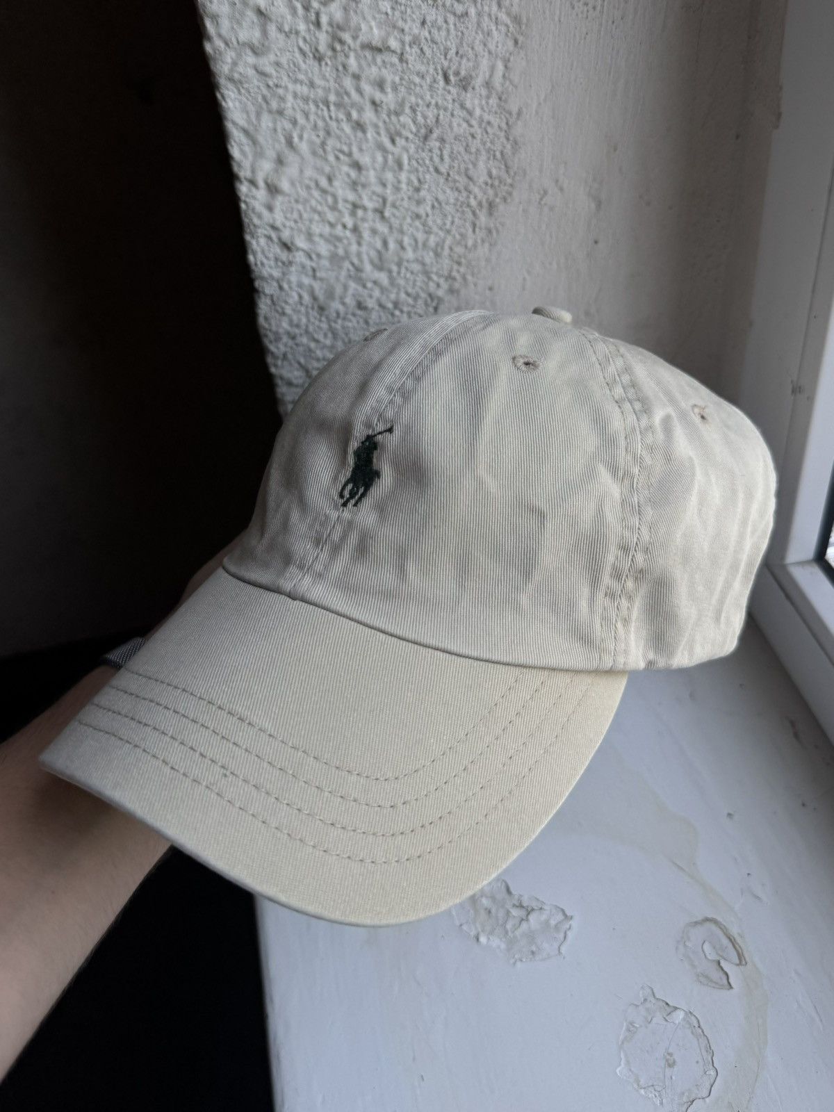 Polo Ralph Lauren Polo Ralph Lauren Vintage Rugby Beige Streetwear Cap y2k Size ONE SIZE - 3 Thumbnail